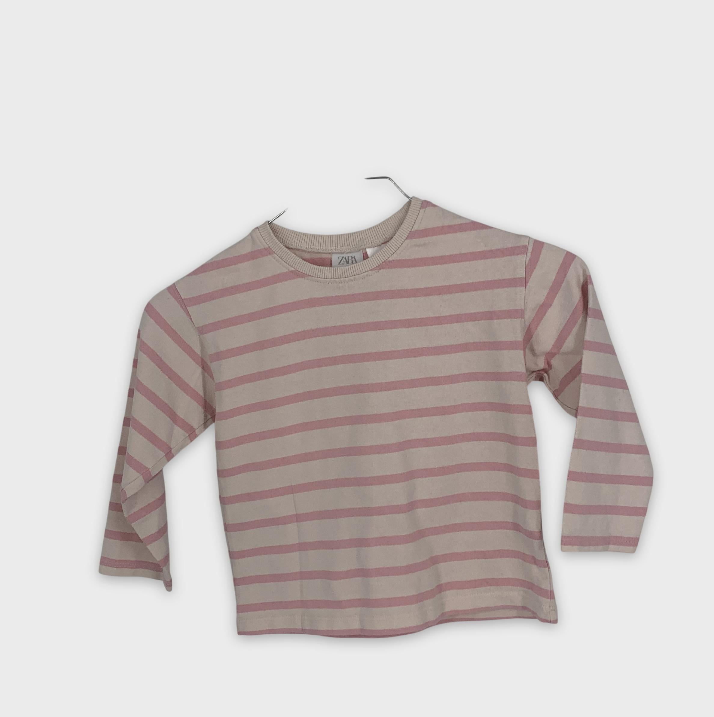 0-Zara - T-shirt manches longues - 4 ans