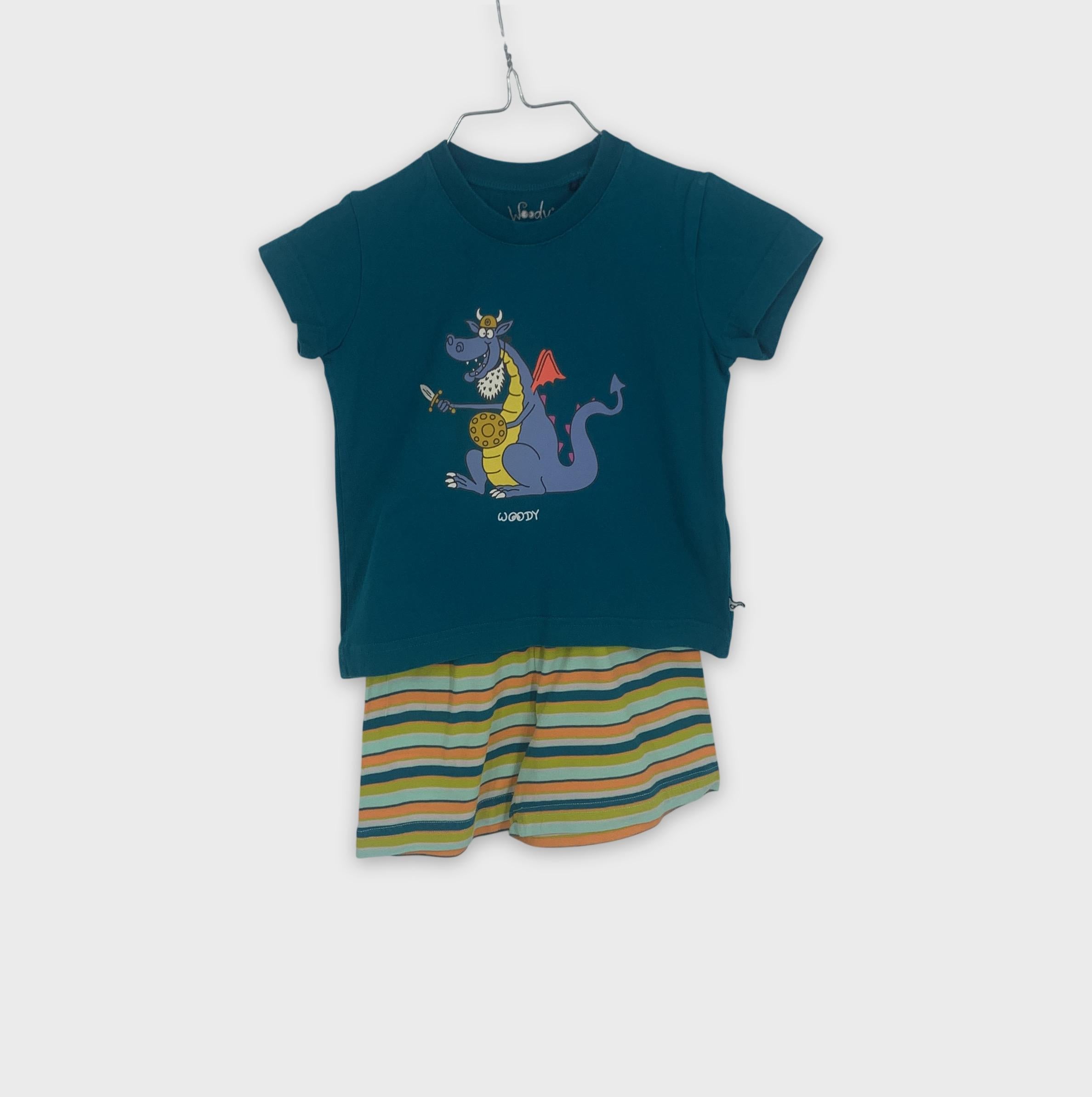 0-Woody - Ensemble T-shirt et short - 2Y