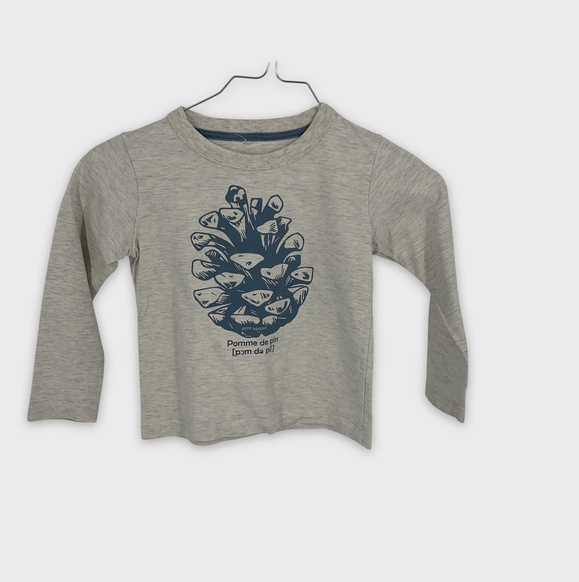 0-Petit Bateau - T-shirt manches longues - 5 ans