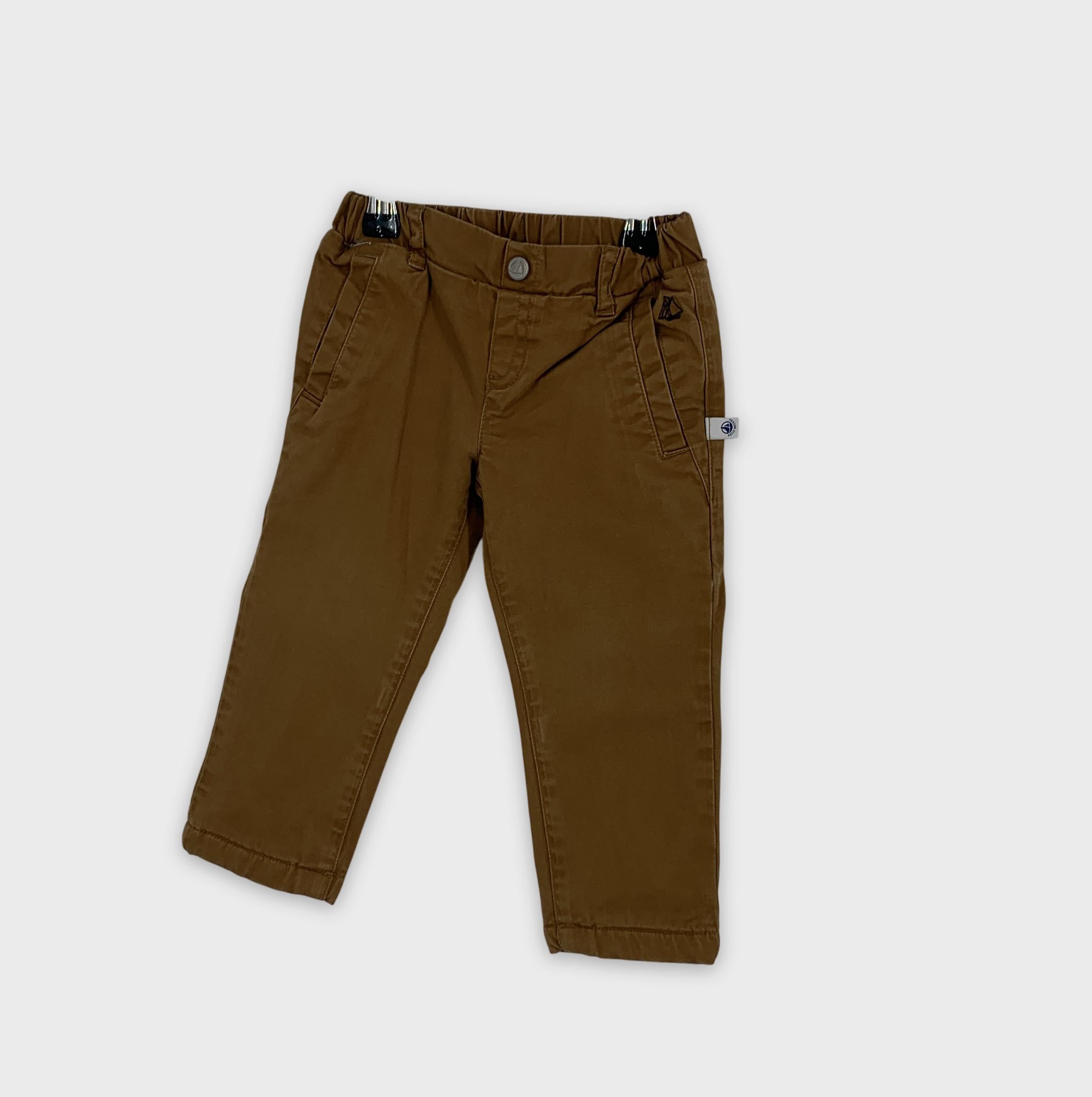 0-Petit Bateau - Pantalon - 12 mois