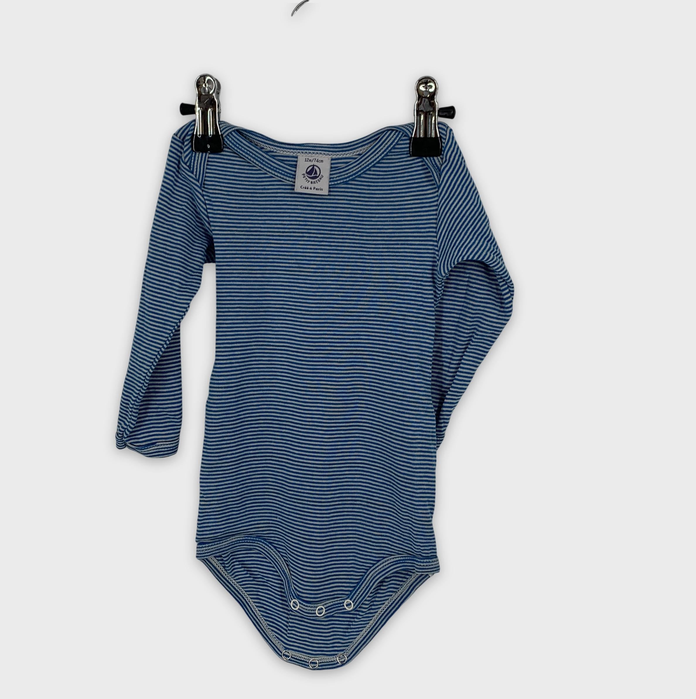 0-Petit Bateau - Body - 12m/74cm