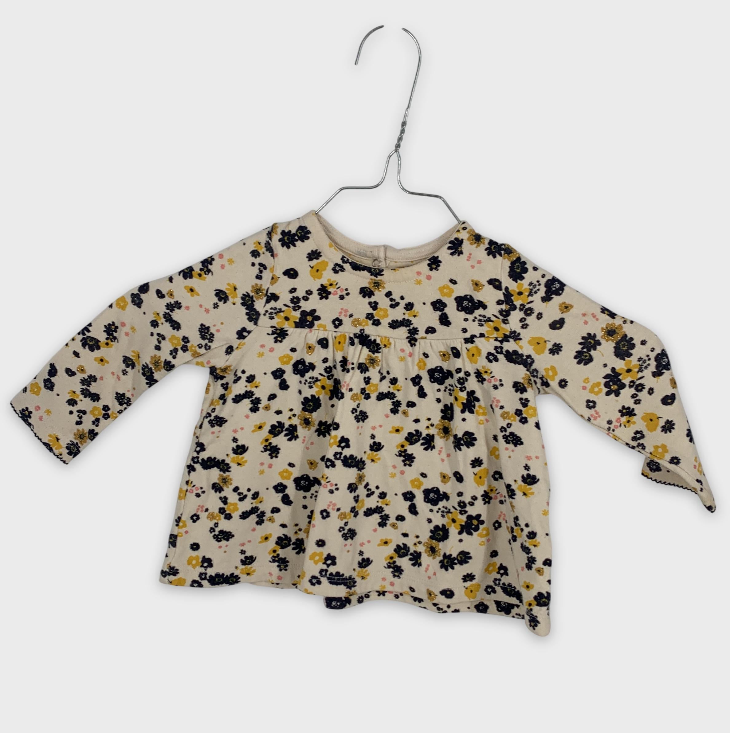 0-Petit Bateau - Haut - 12m/74cm