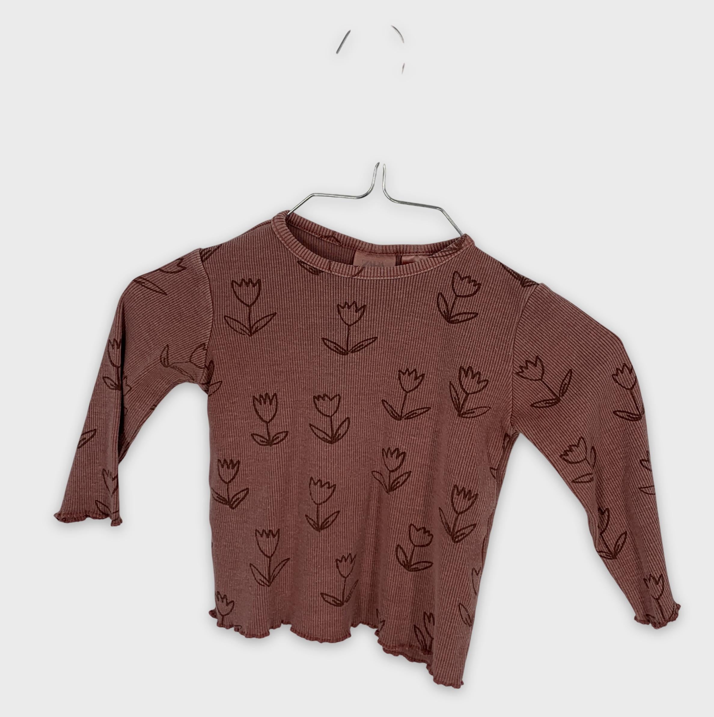 0-Zara - Haut Manches Longues - 3-6 mois