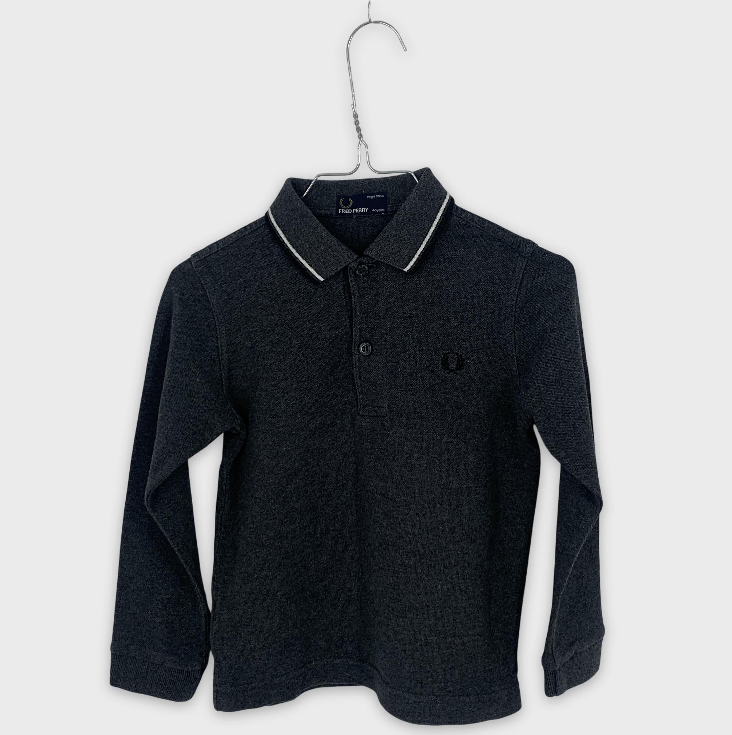 0-Fred Perry - Polo manches longues - 4-5 ans