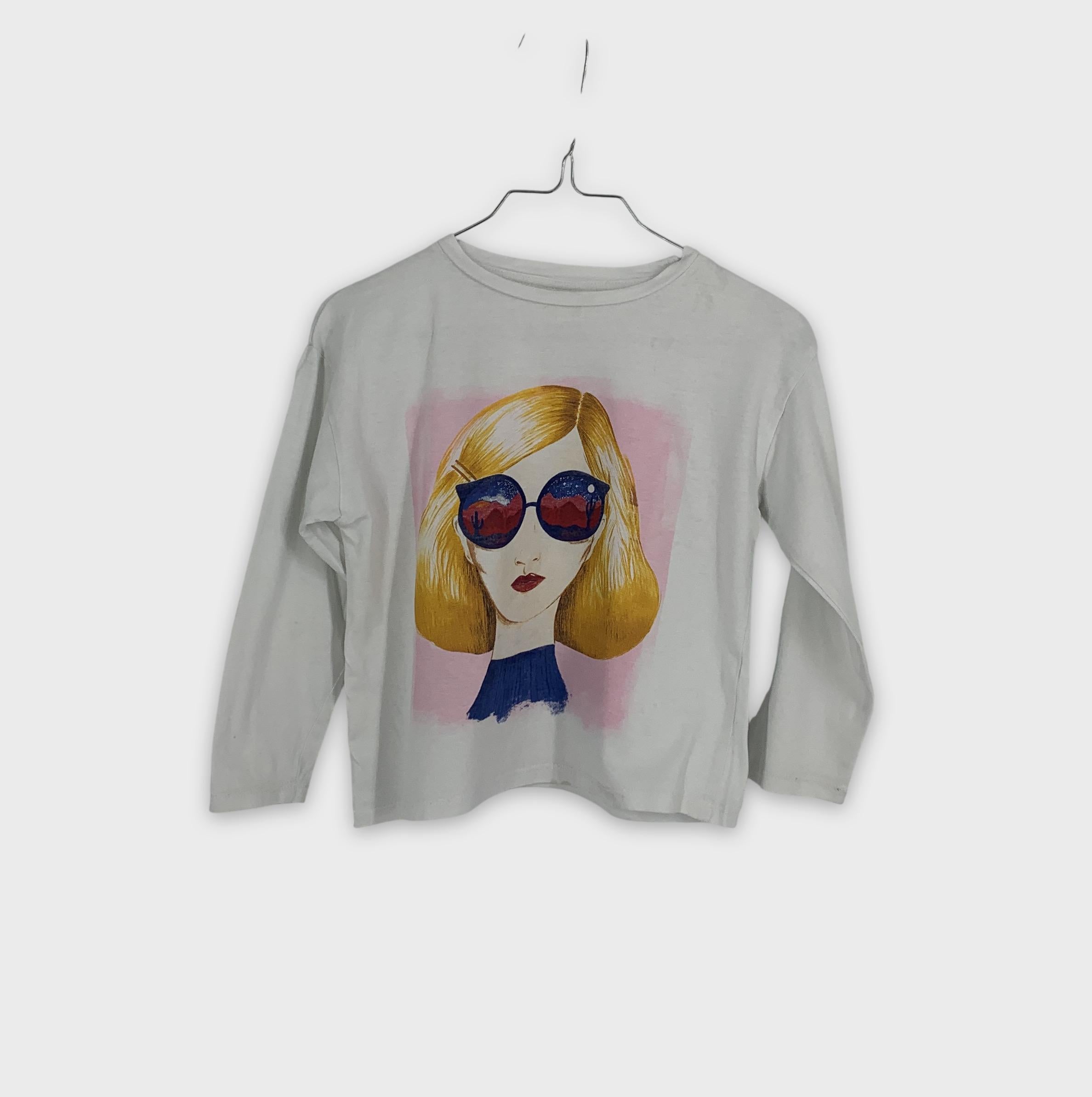 0-Zara - T-shirt manches longues - 6 ans