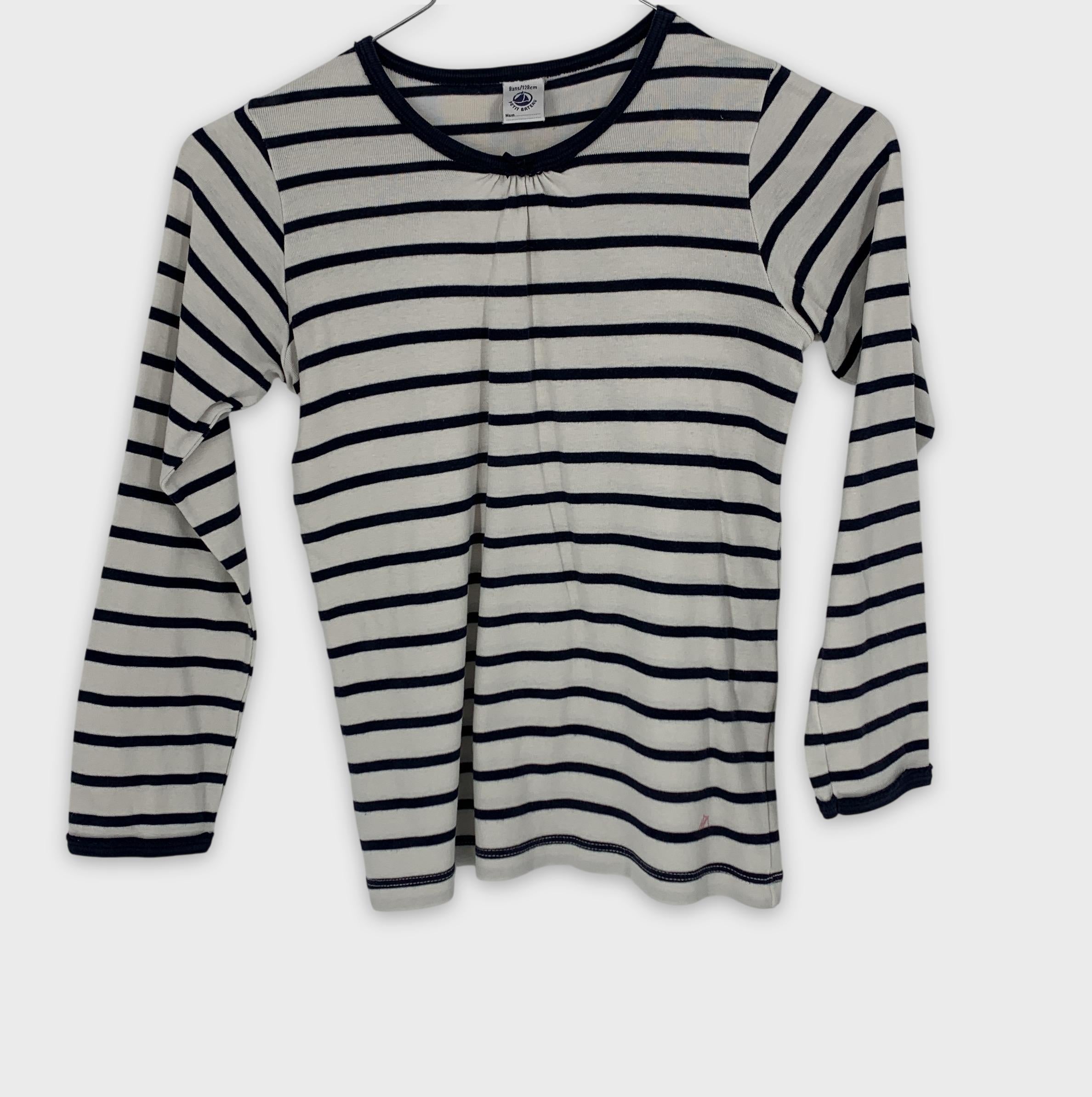 0-Petit Bateau - T-shirt manches longues - 8ans