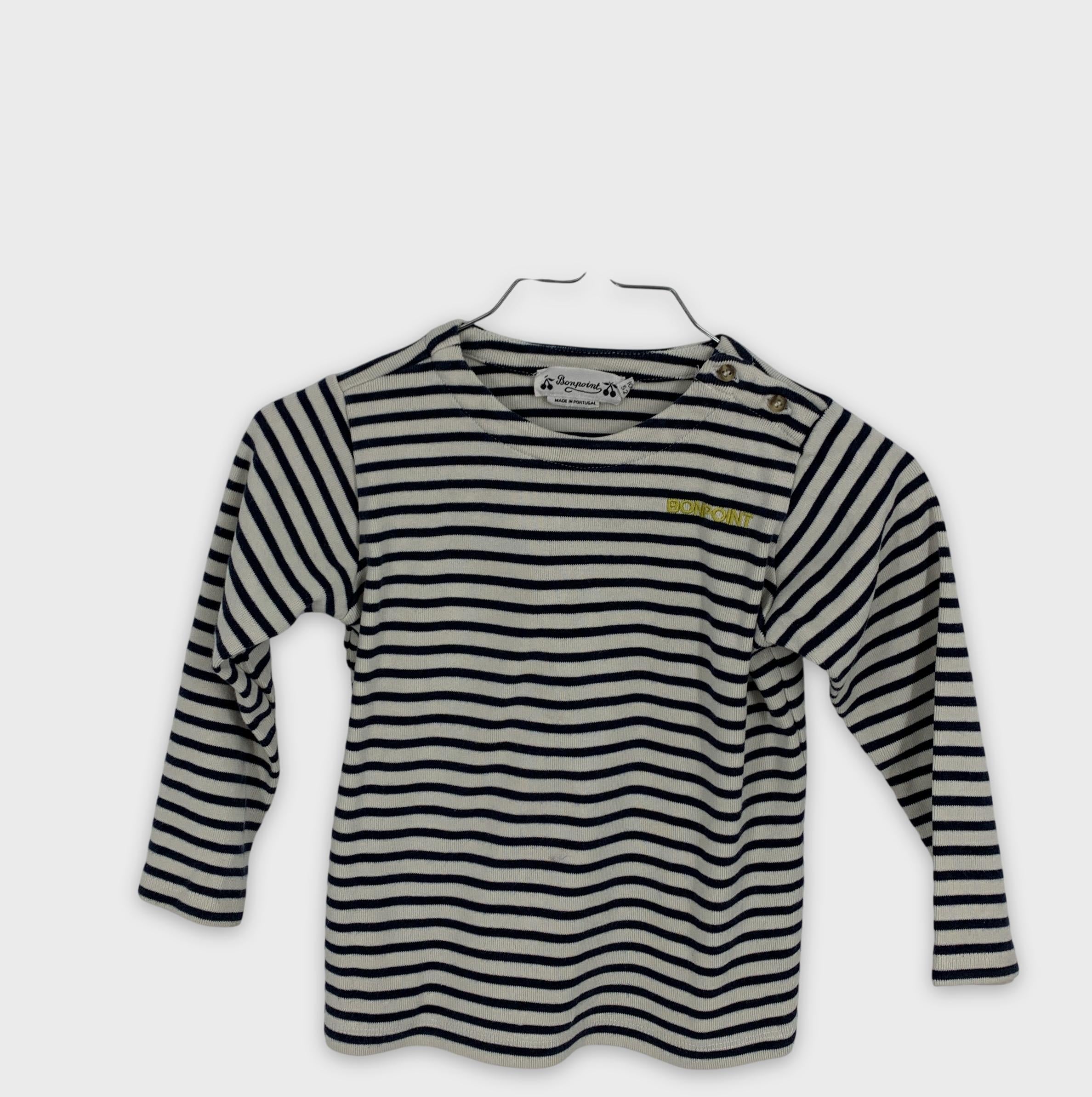 0-Bonpoint - T-shirt rayé - 10 ans