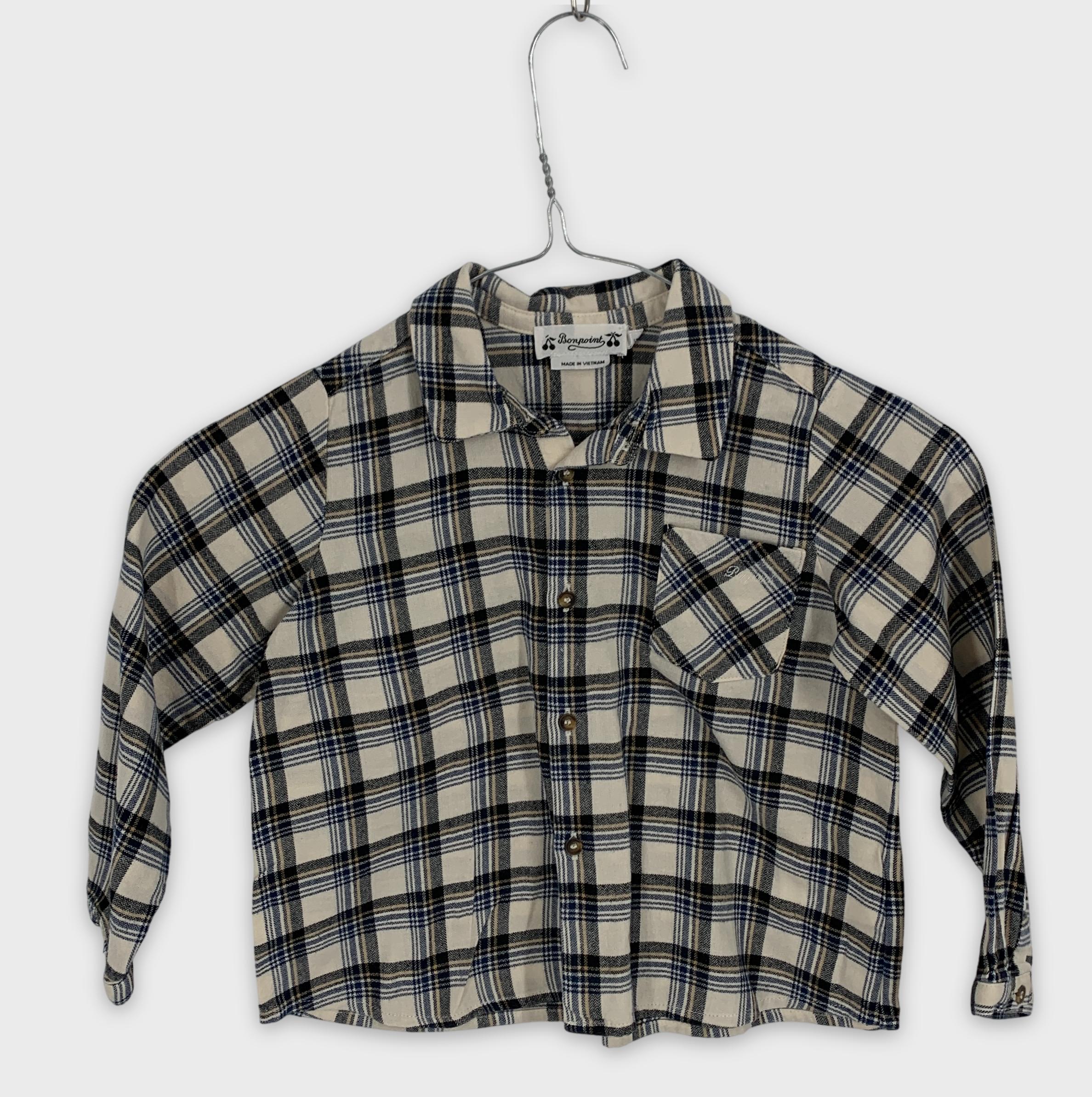 0-Bonpoint - Chemise à carreaux - 8 ans