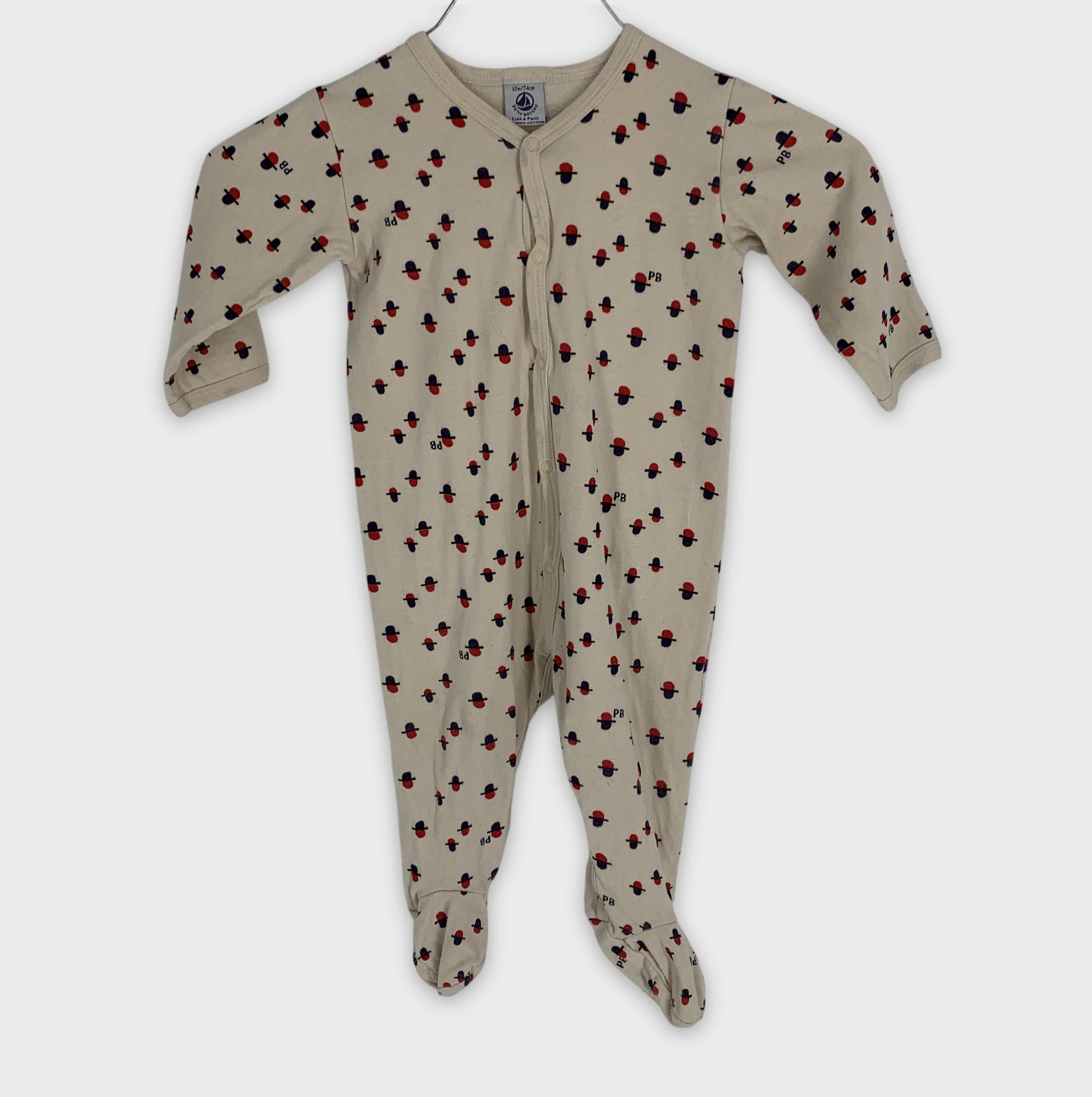 0-Petit Bateau - Pyjama - 12m/74cm