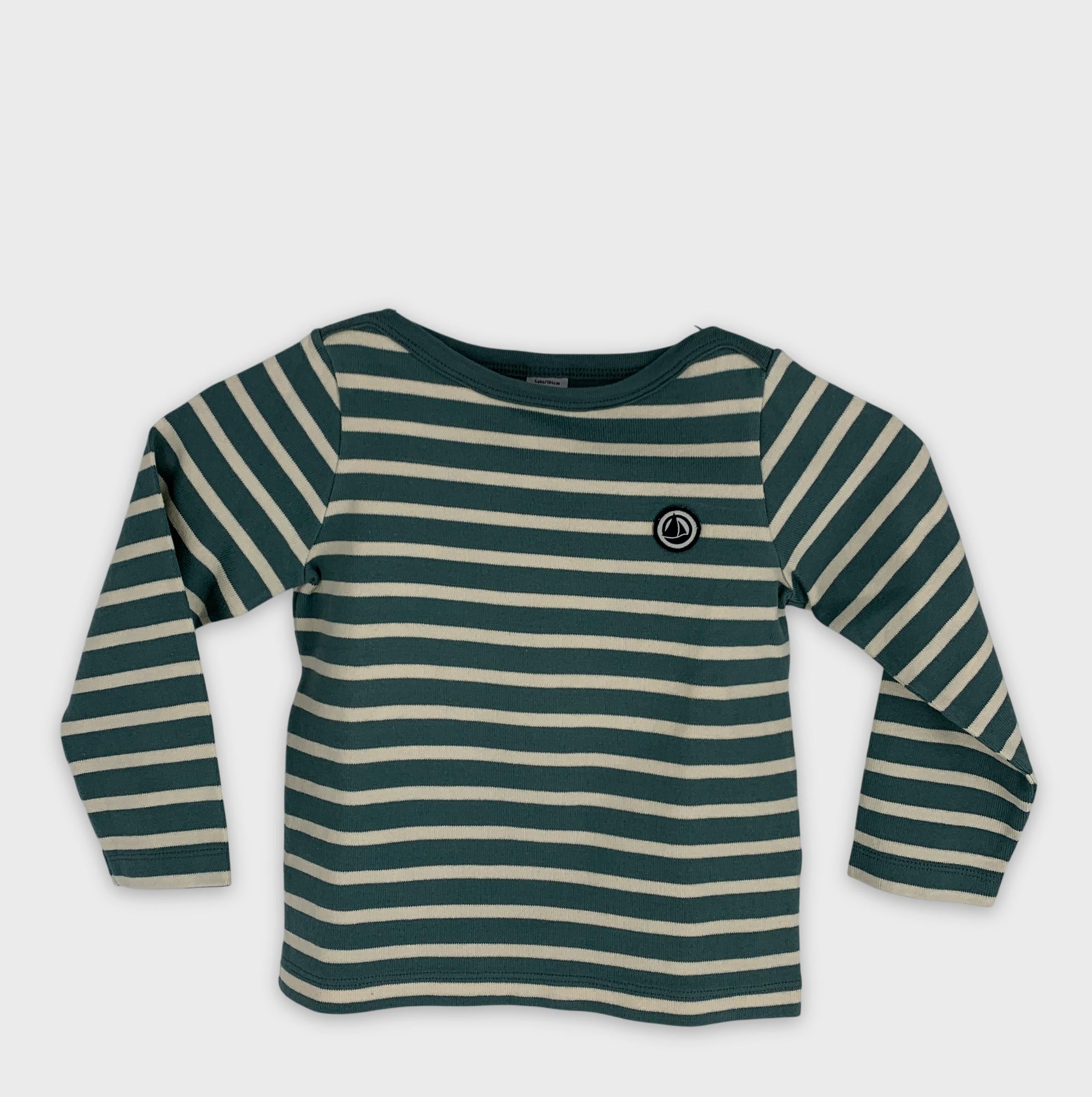 0-Petit Bateau - T-shirt manches longues - 4ans