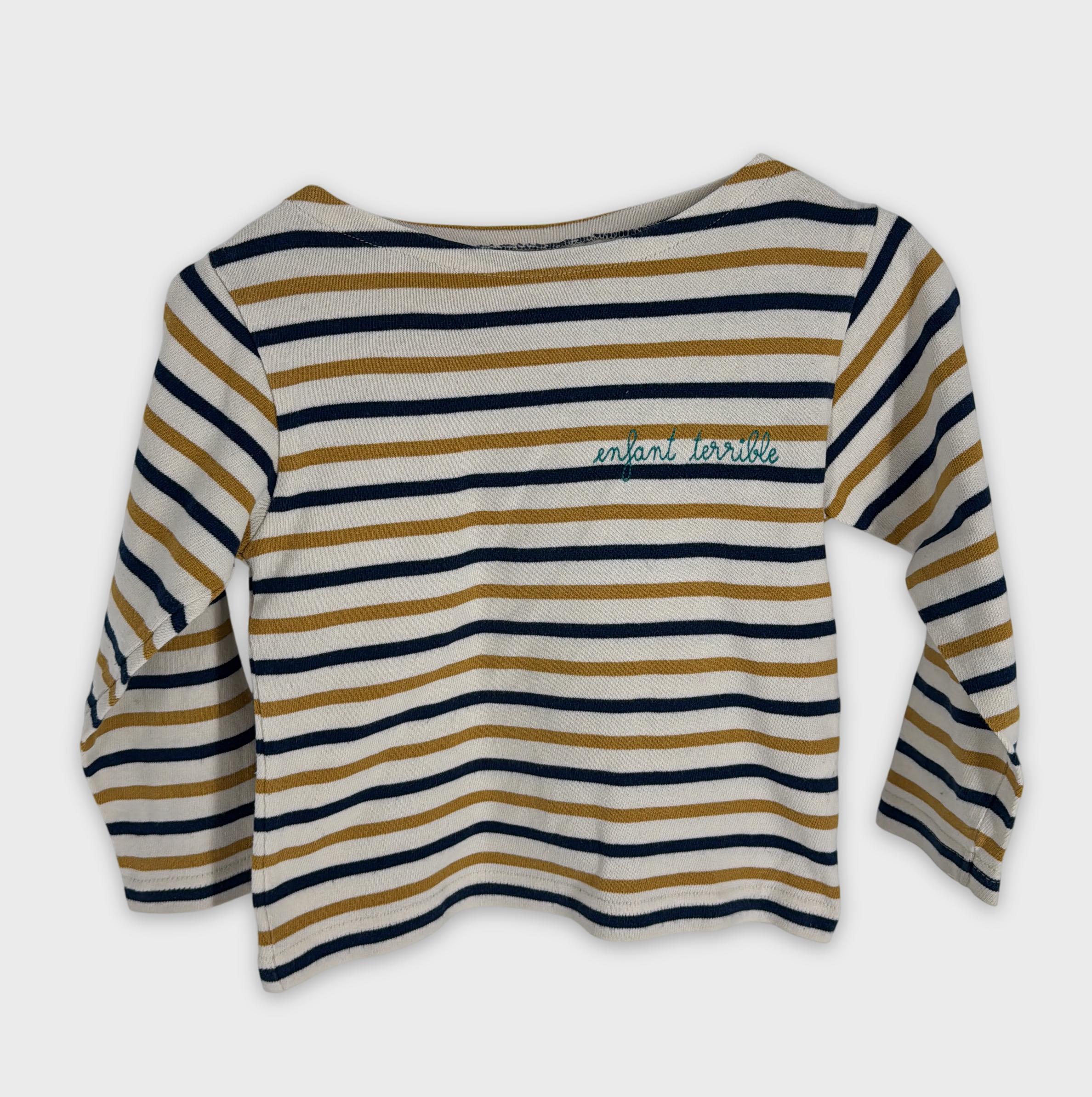 0-Maison Labiche - T-shirt rayé - Taille XS