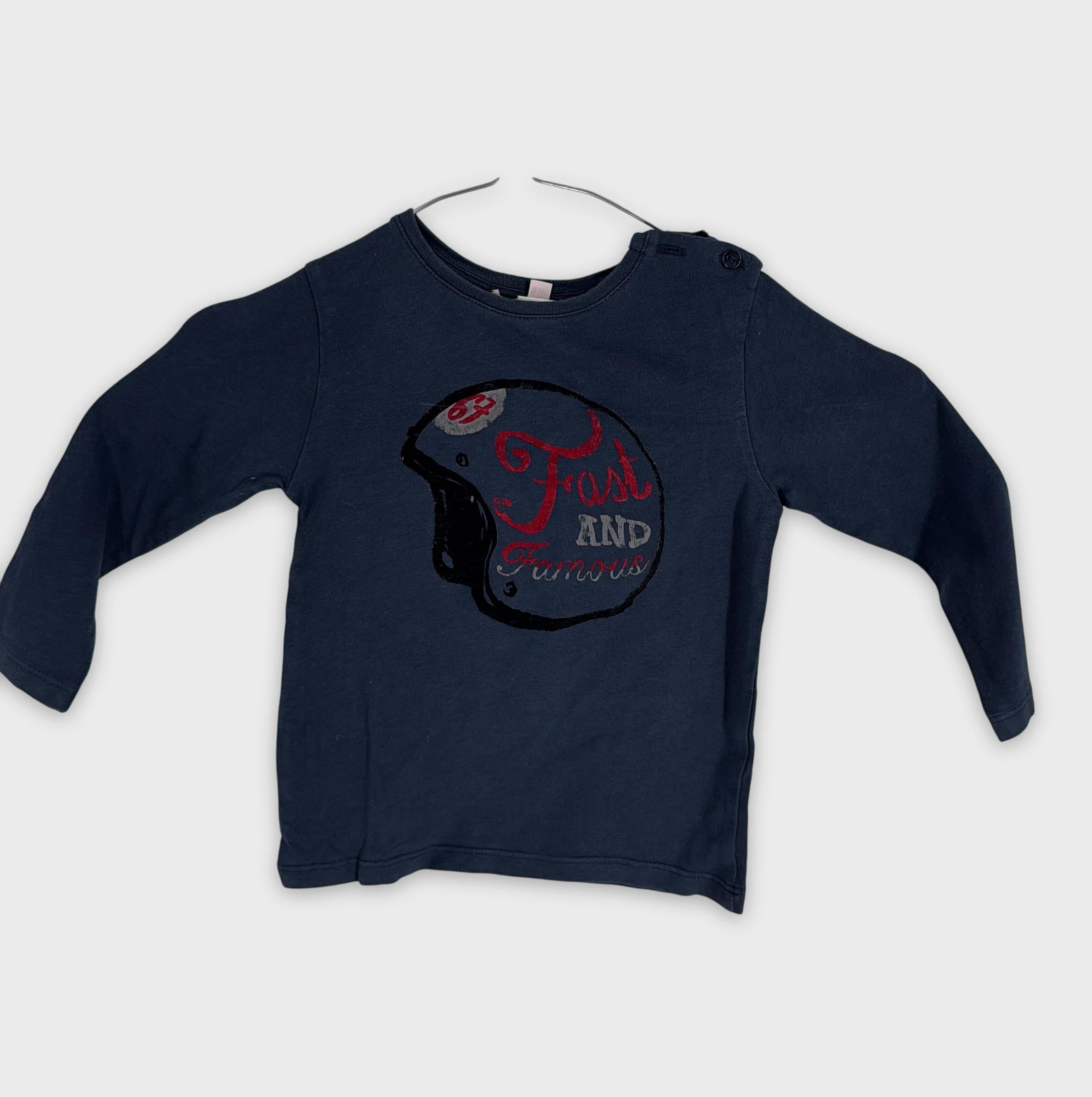 0-Bonpoint - T-shirt manches longues - 12