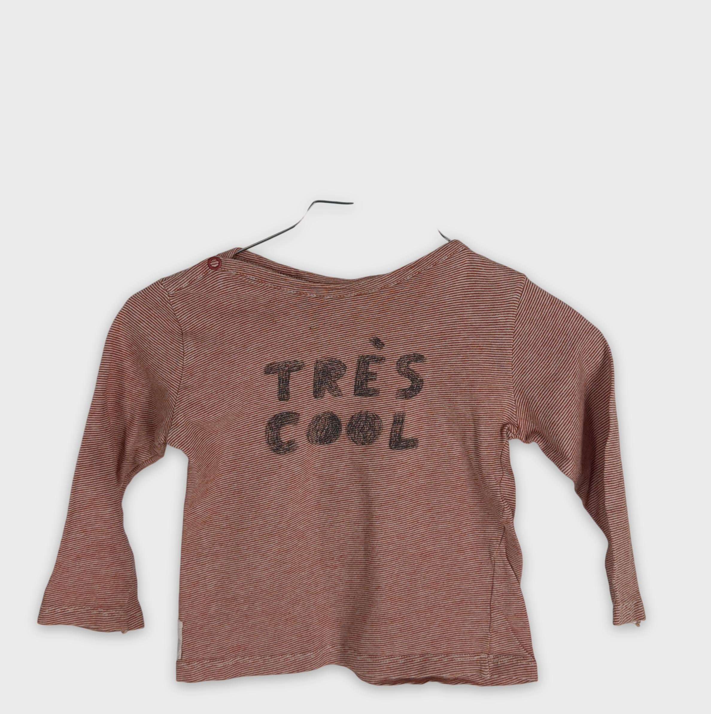 0-Zara - T-shirt manches longues - 12/18 mois