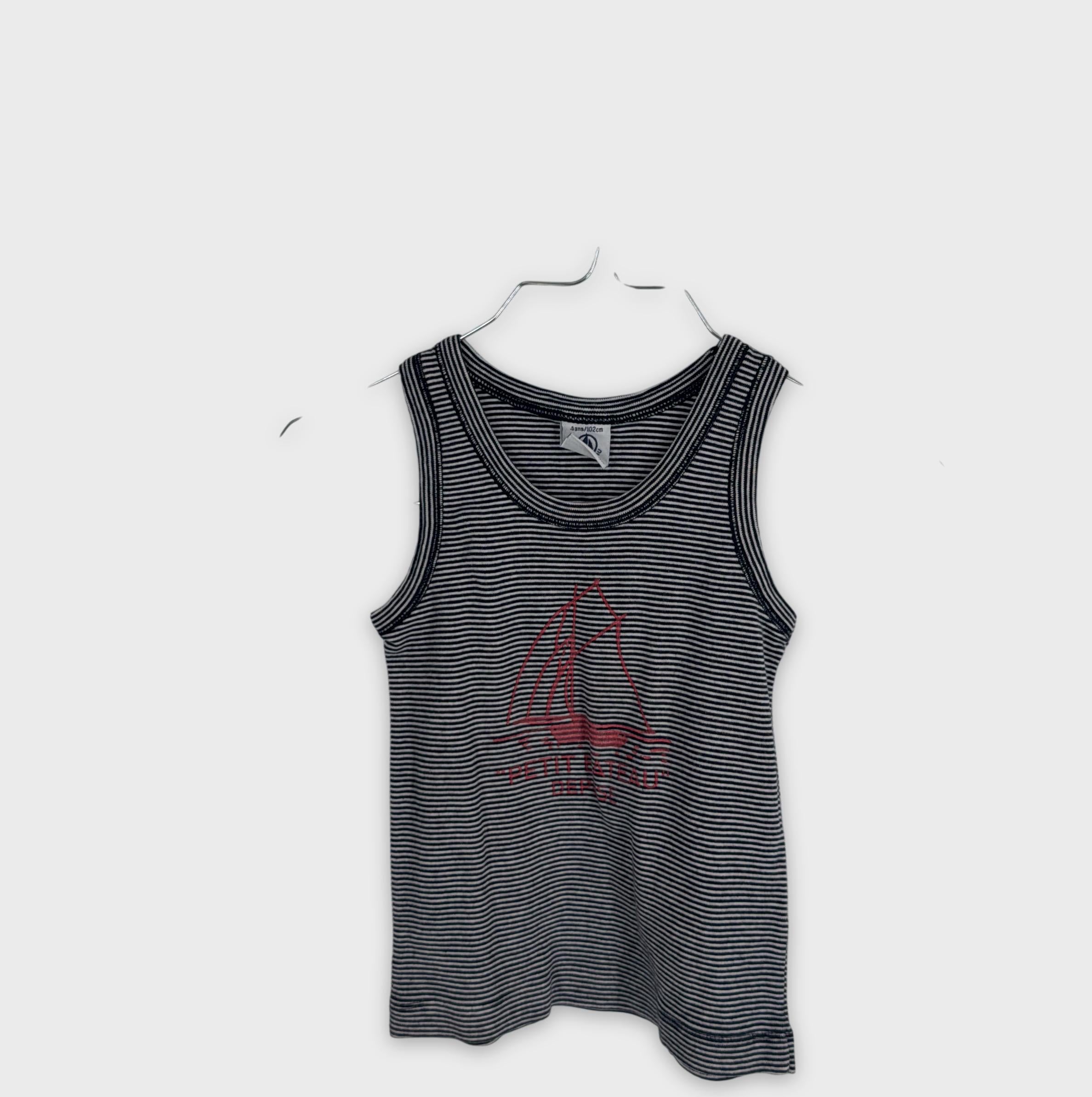 0-Petit Bateau - Debardeur - 4 ans