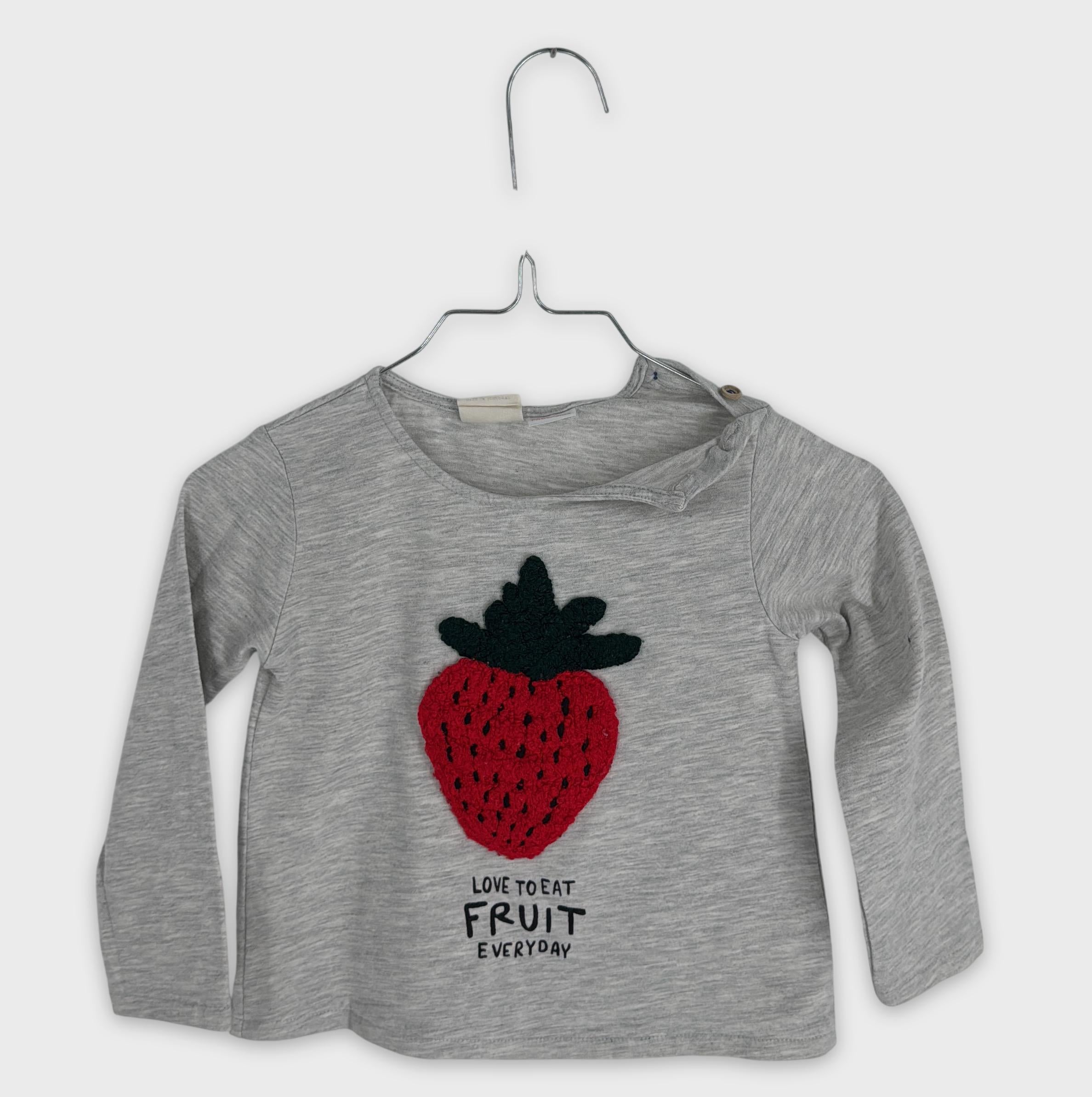 0-Zara Baby - T-shirt manches longues - 2/3 ans