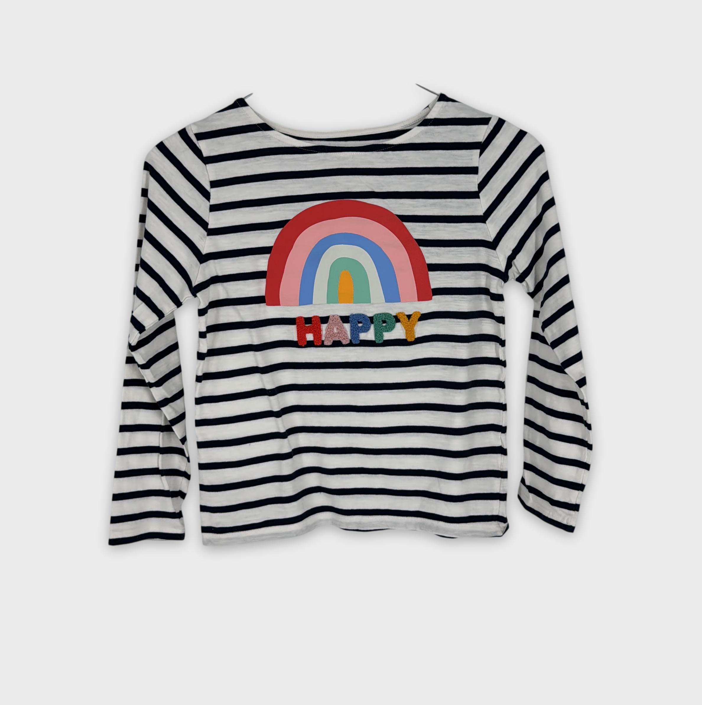 0-Monoprix - Haut rayé - 10 ans