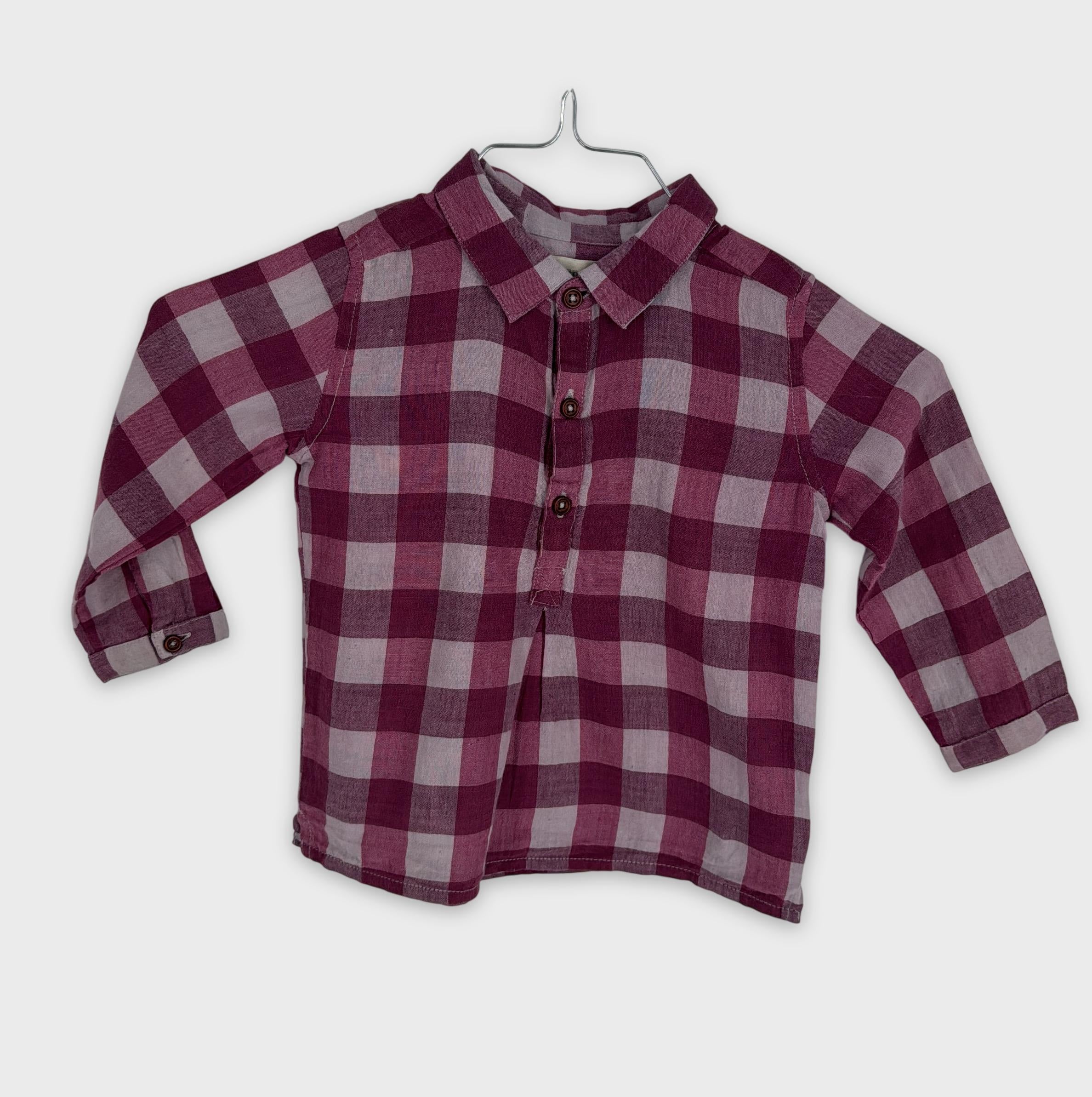 0-Bonnet à Pompon - Chemise - 18M