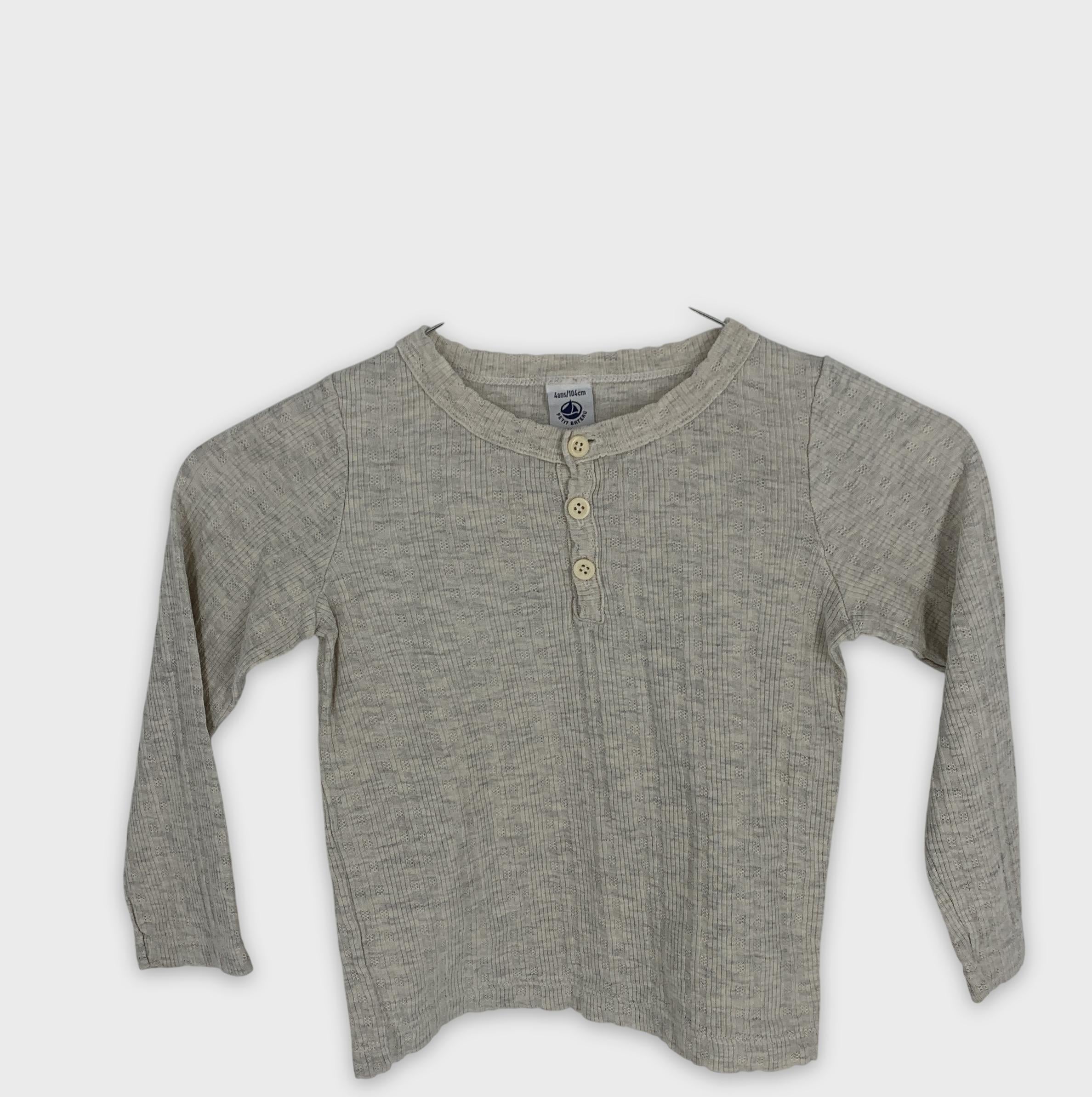 0-Petit Bateau - T-shirt manches longues - 4 ans