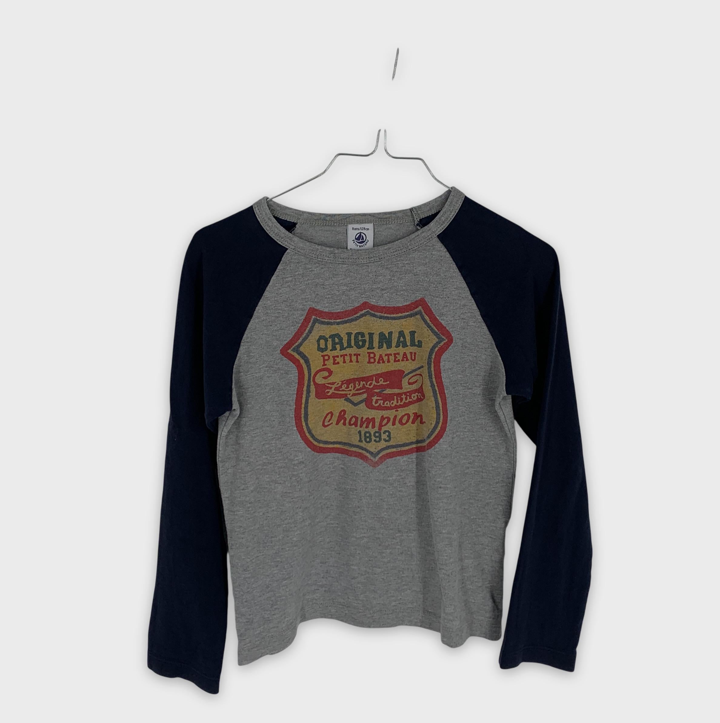 0-Petit Bateau - T-shirt Manches Longues - 8ans/128cm