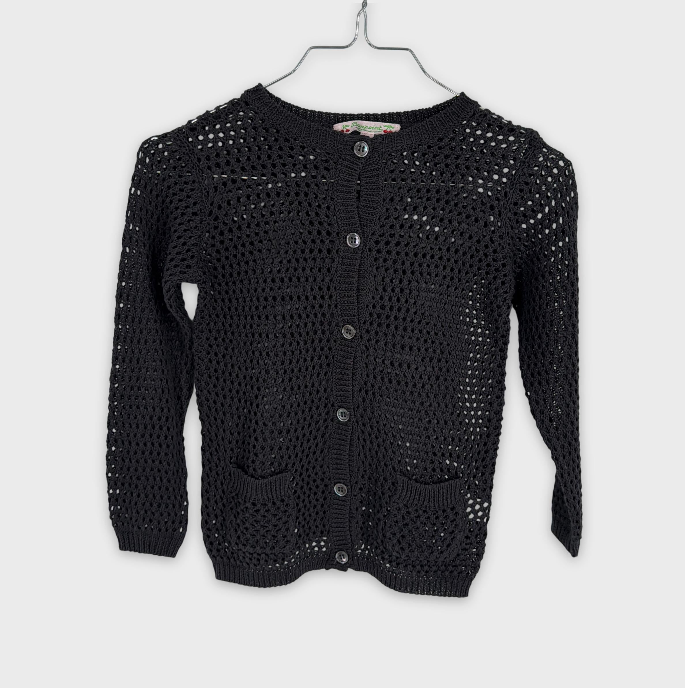 0-Bonpoint - Gilet maille ajourée - Taille 4 ans