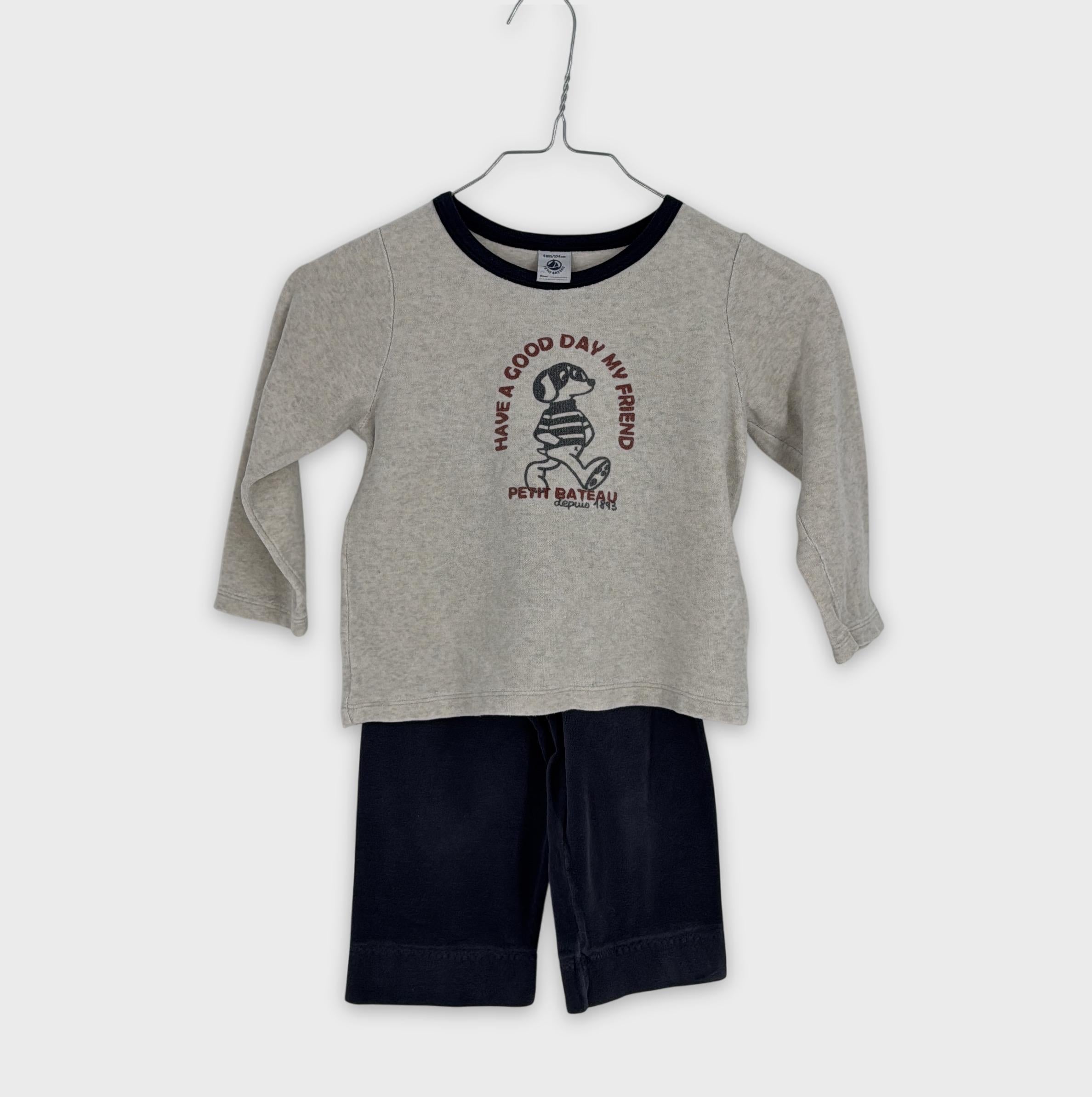 0-Petit Bateau - Ensemble - 4 ans