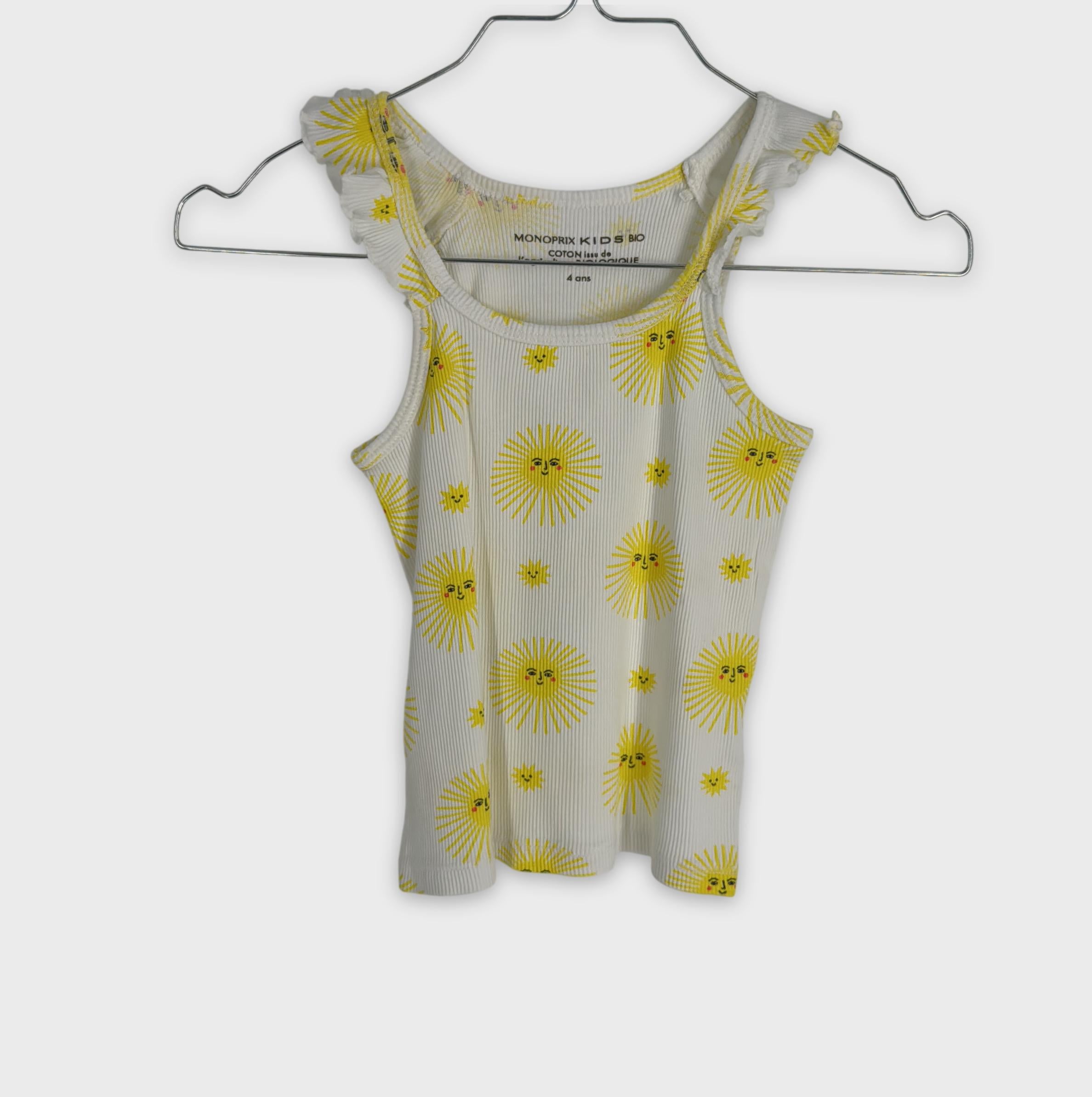 0-Monoprix Kids Bio - Debardeur - 4 ans