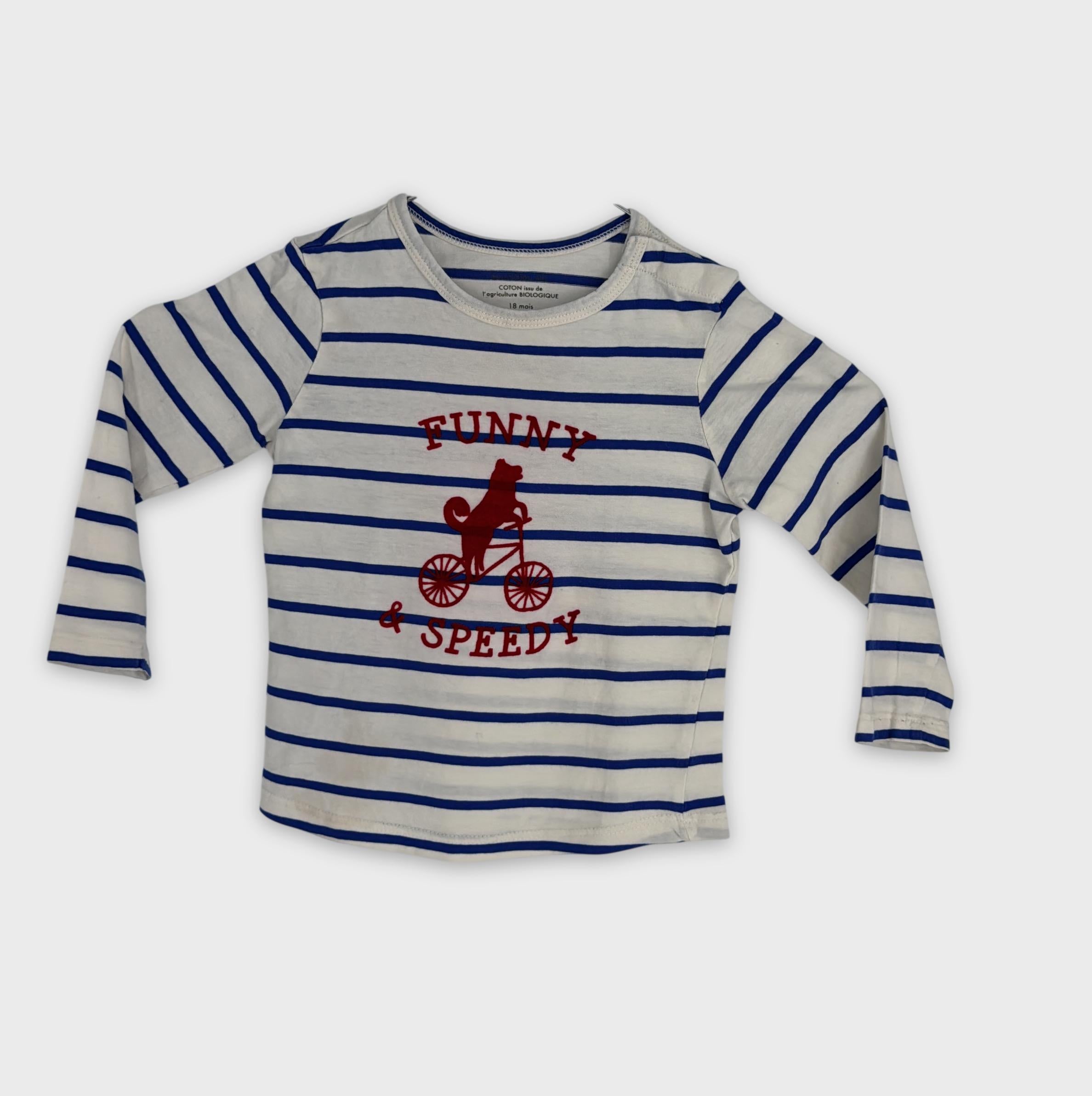 0-Unknown - T-shirt manches longues - 18 mois