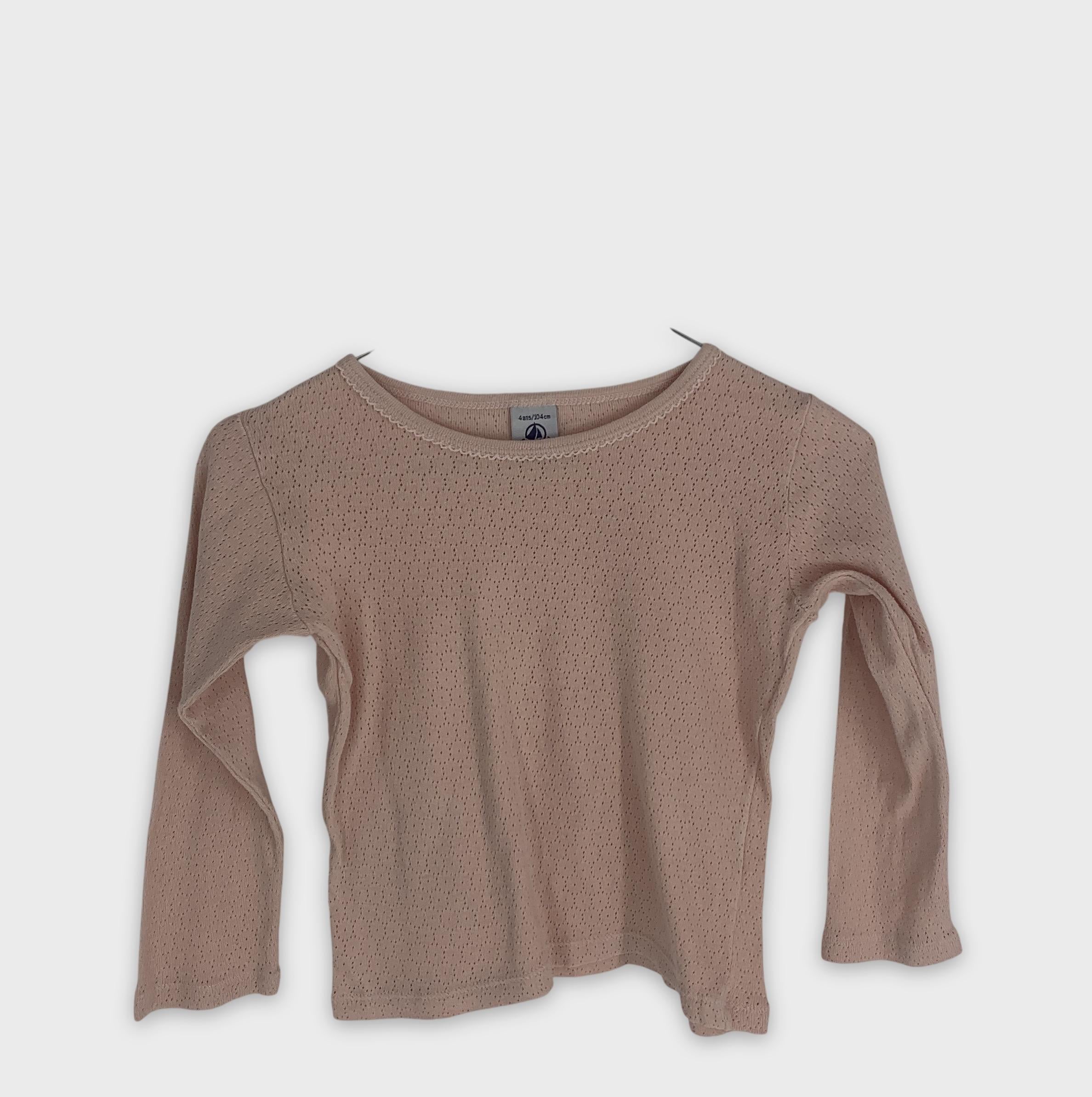 0-Petit Bateau - T-shirt manches longues - 4 ans