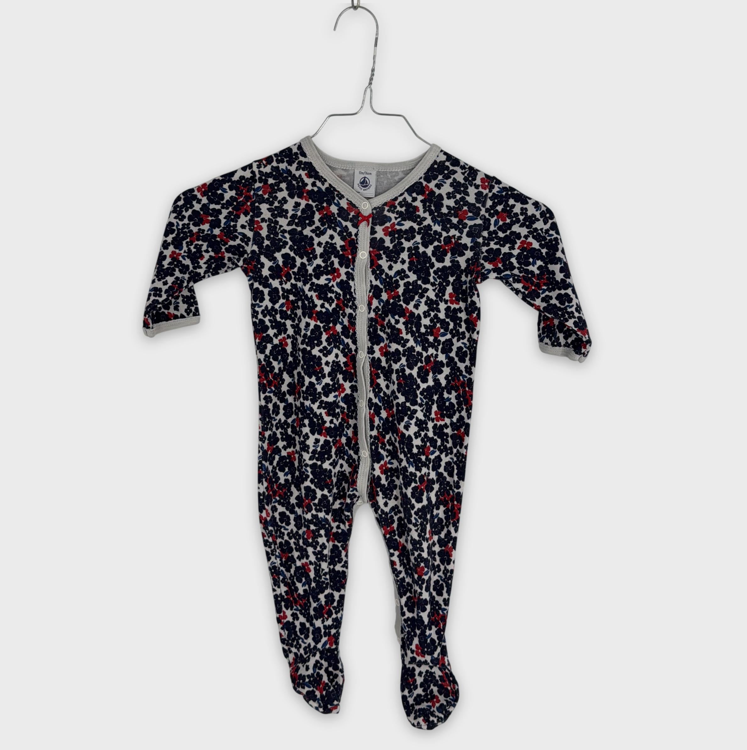 0-Petit Bateau - Pyjama - 12 mois