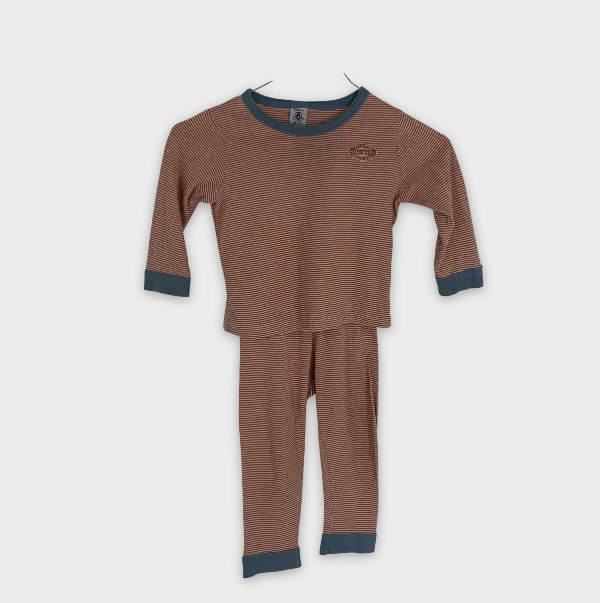 0-Petit Bateau - Pyjama - 2ans/86cm