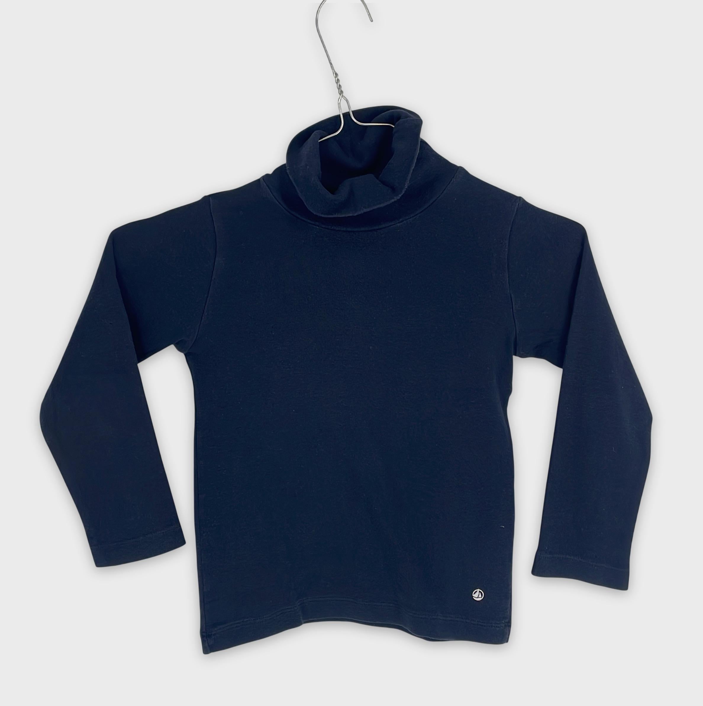 0-Petit Bateau - Pull Col Roulé - 4ans
