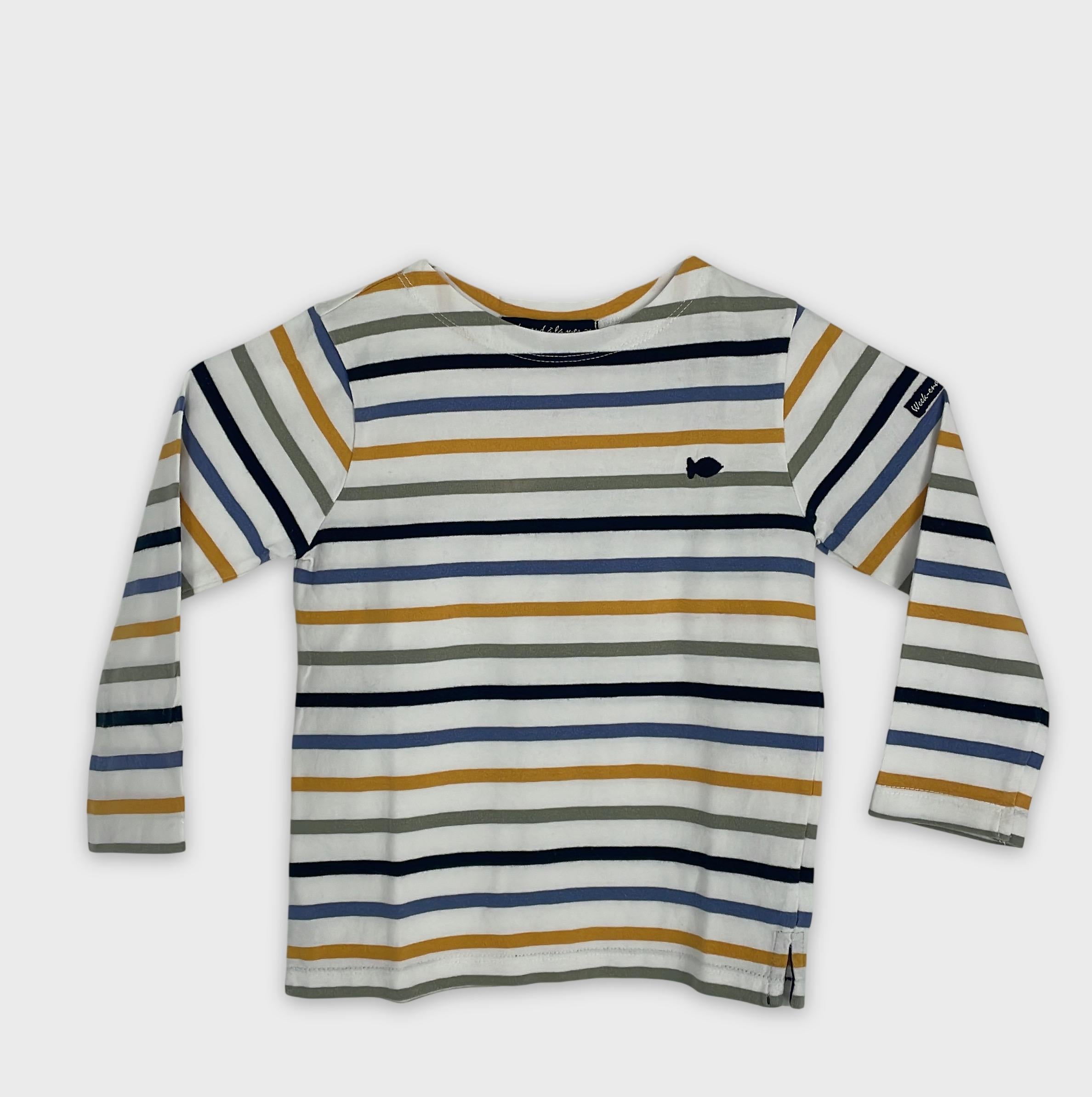 0-Weekend à la mer - T-shirt manches longues - 3A