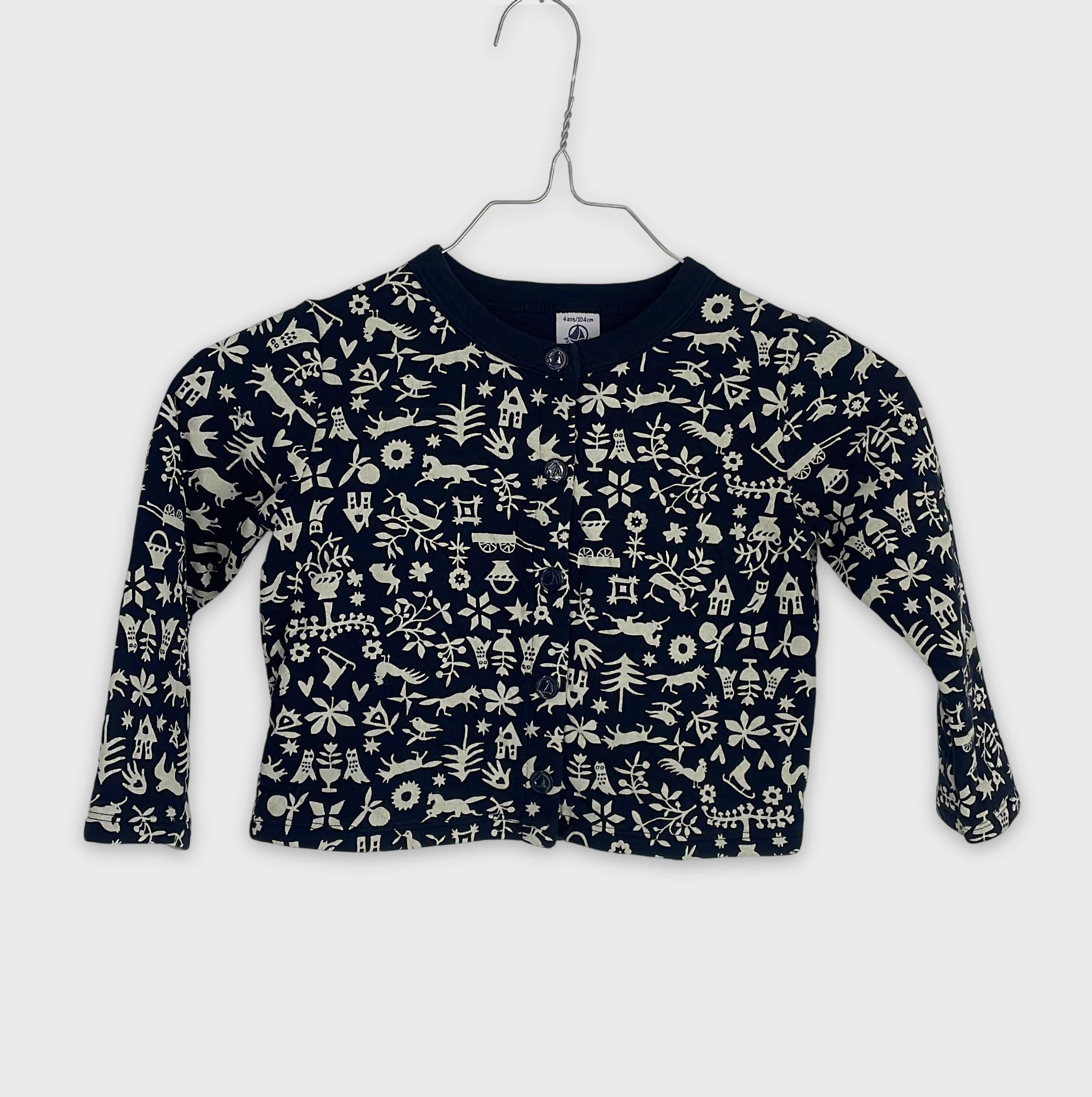 0-Petit Bateau - Cardigan - 4 ans