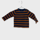 0-Boutchou Bio - T-shirt manches longues rayé - 18 mois