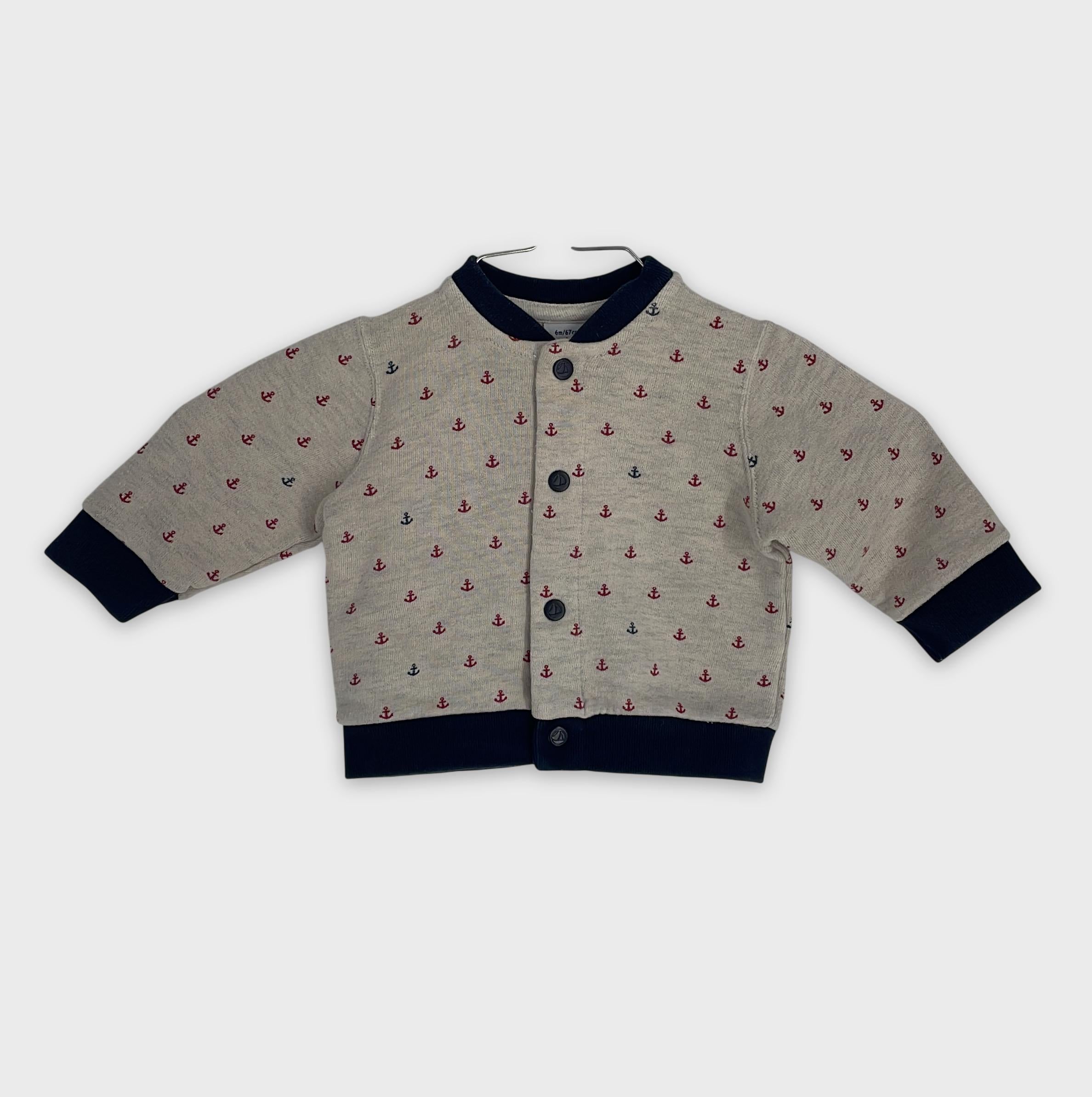 0-Petit Bateau - Cardigan - 6m/67cm