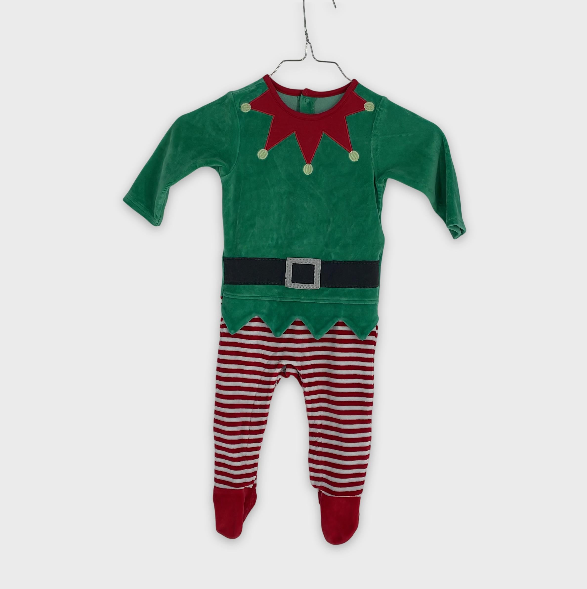 0-M&S - Pyjama Elfe - 9-12M