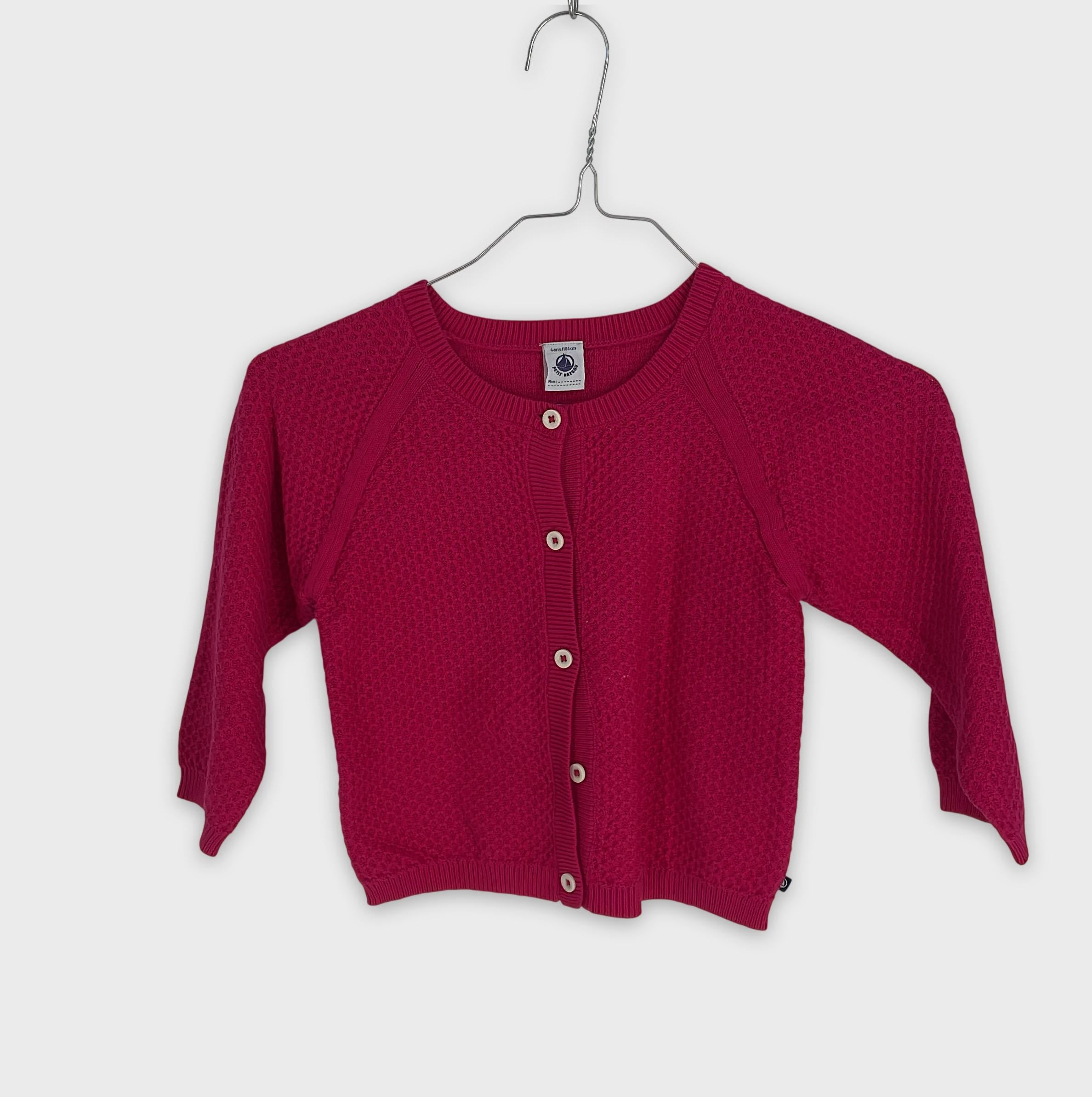 0-Petit Bateau - Gilet - 4 ans