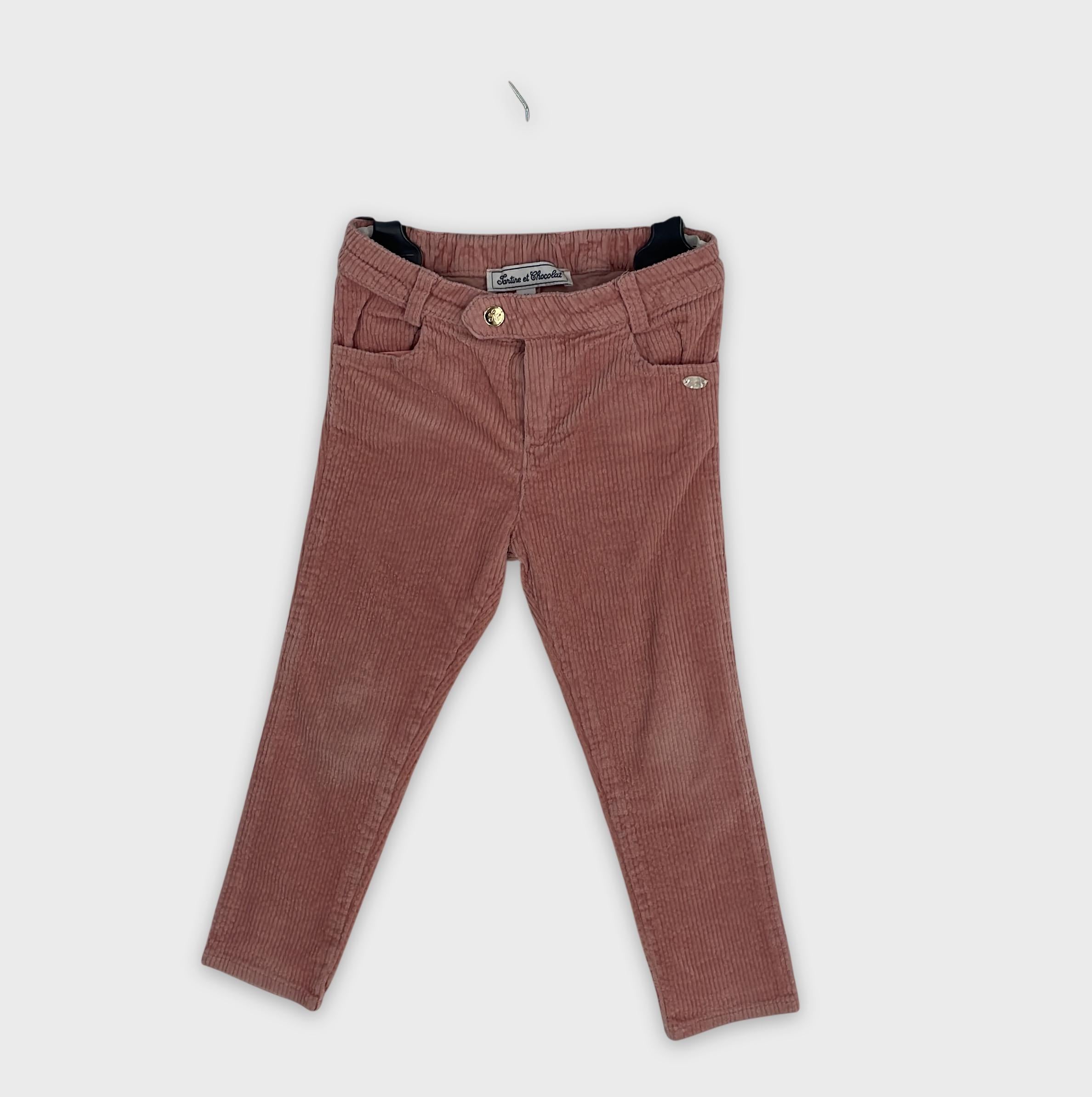0-Tartine et Chocolat - Pantalon Velours Côtelé - 4A