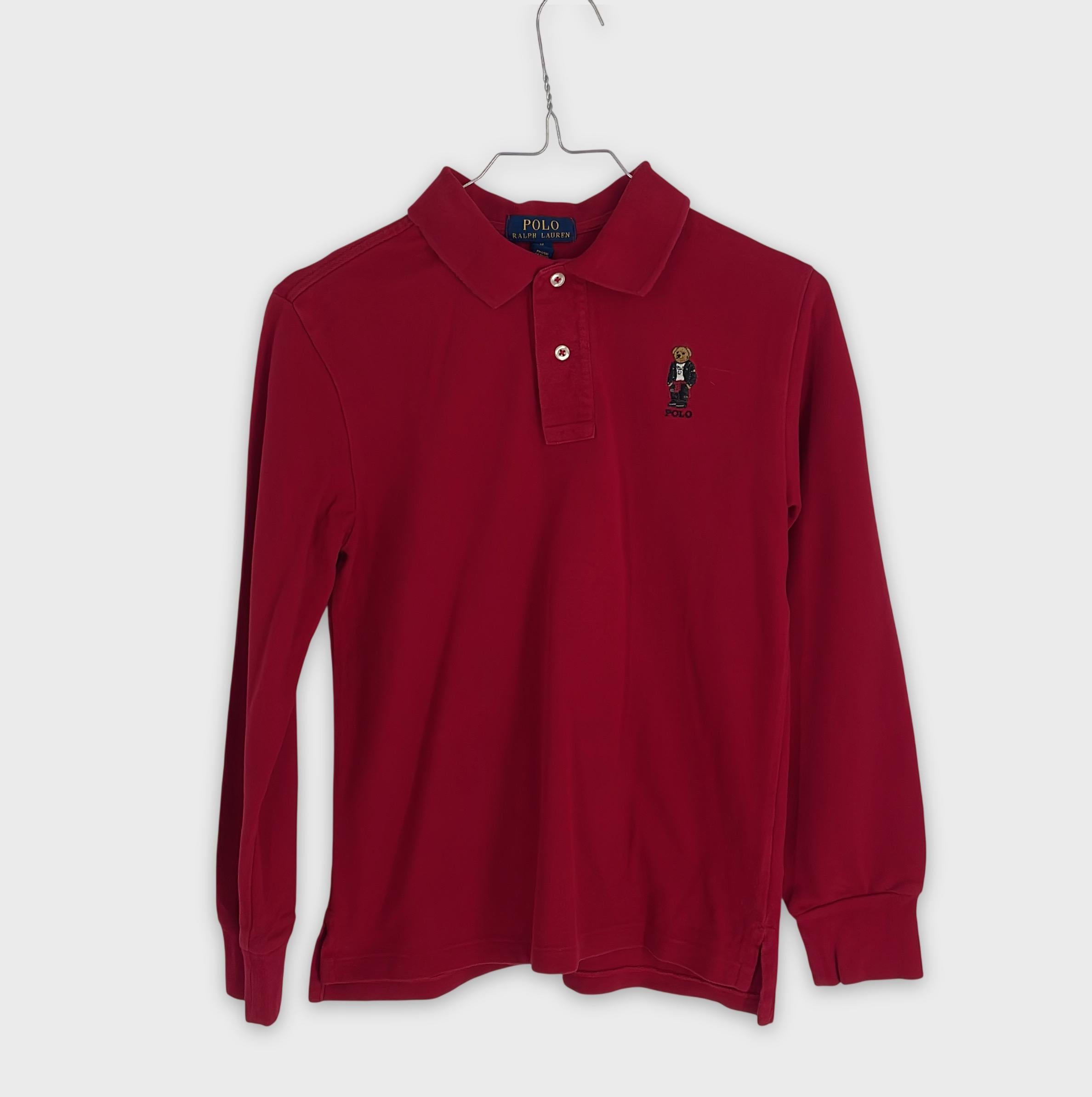 0-Polo Ralph Lauren - Polo manches longues - M (10-12 ans)