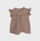 0-Buho - Robe rayée - 6M