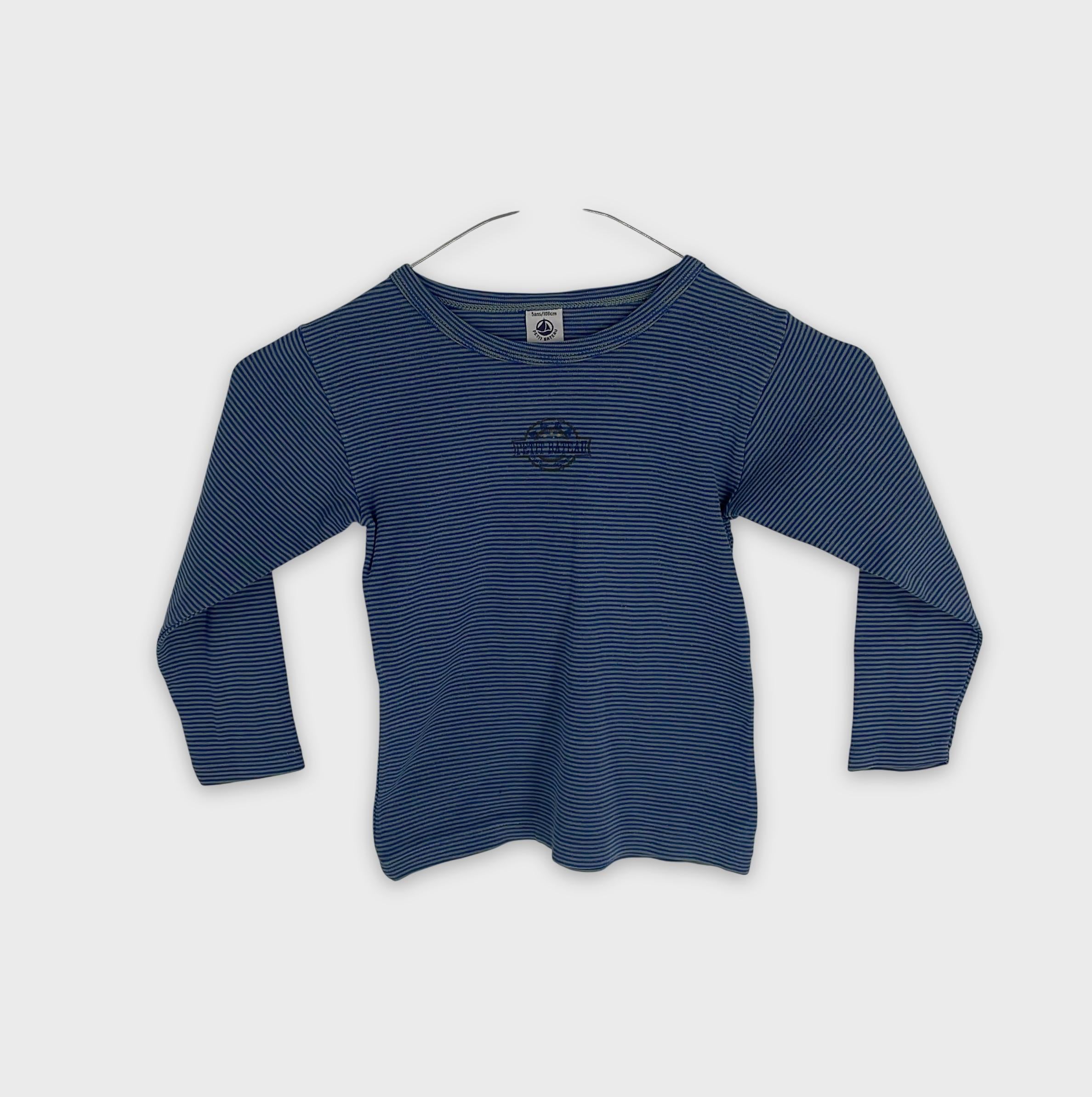 0-Petit Bateau - T-shirt manches longues - 5ans/108cm