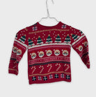 0-H&M - Pull de Noël - 12-18M