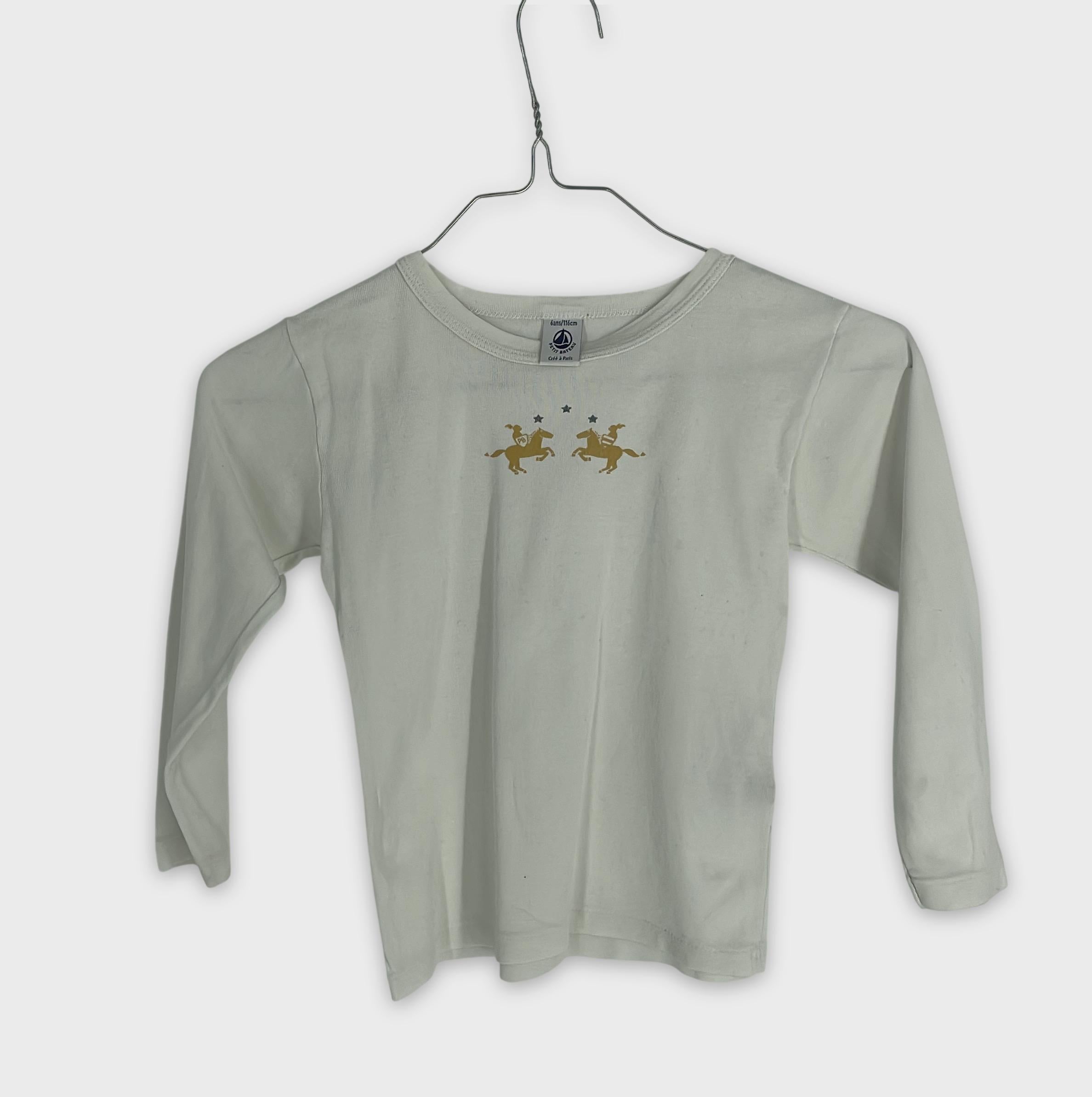 0-Petit Bateau - T-shirt manches longues - 6ans/116cm