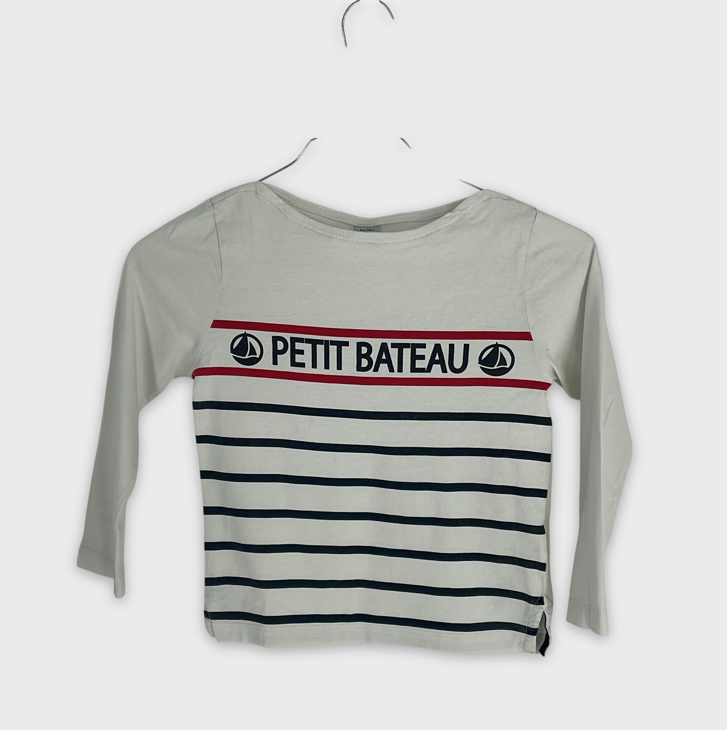 0-Petit Bateau - T-shirt manches longues - 6 ans