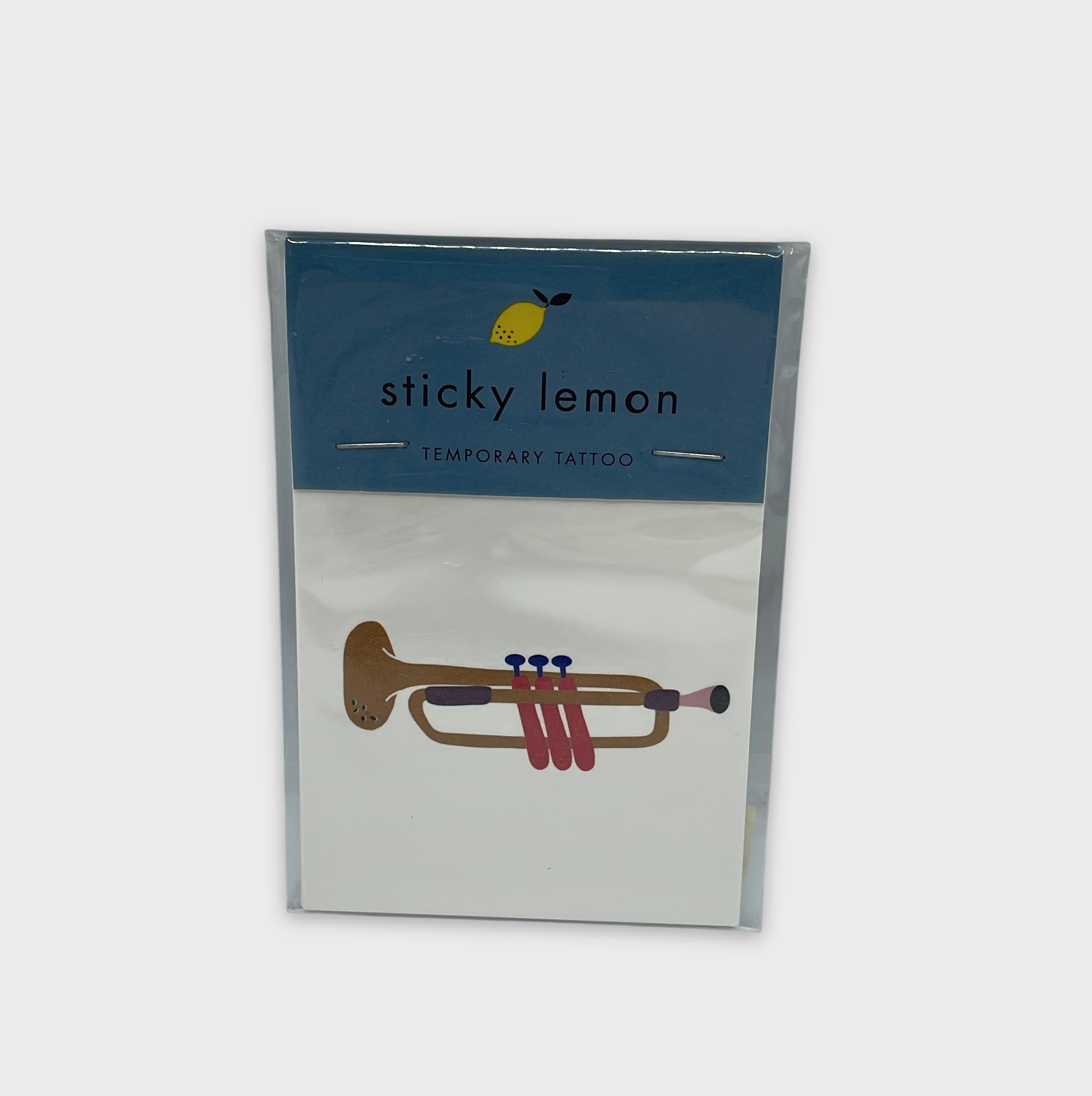0-Sticky lemon - Tatouage temporaire - Unique