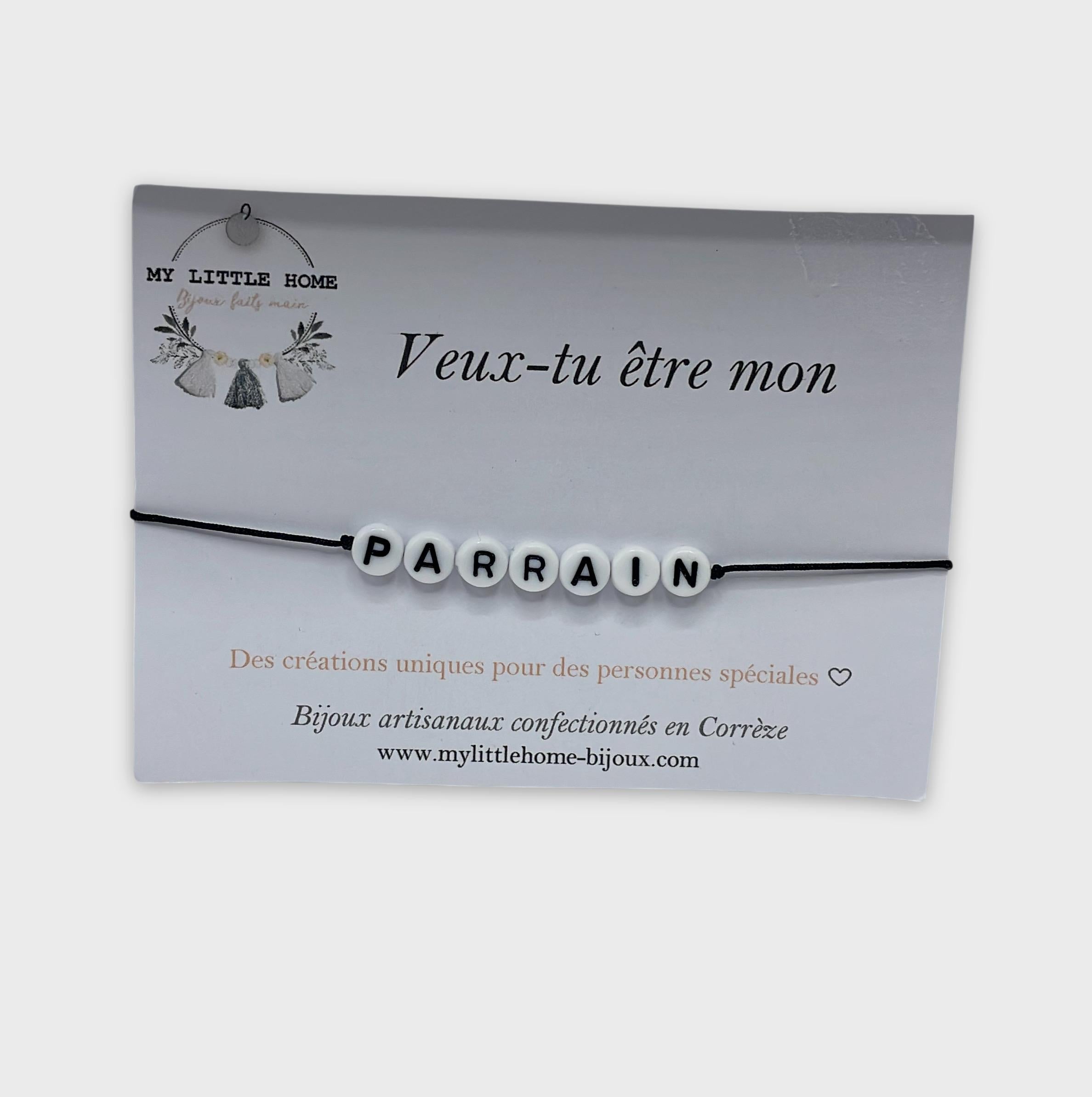 0-My Little Home - Bracelet - Parrain