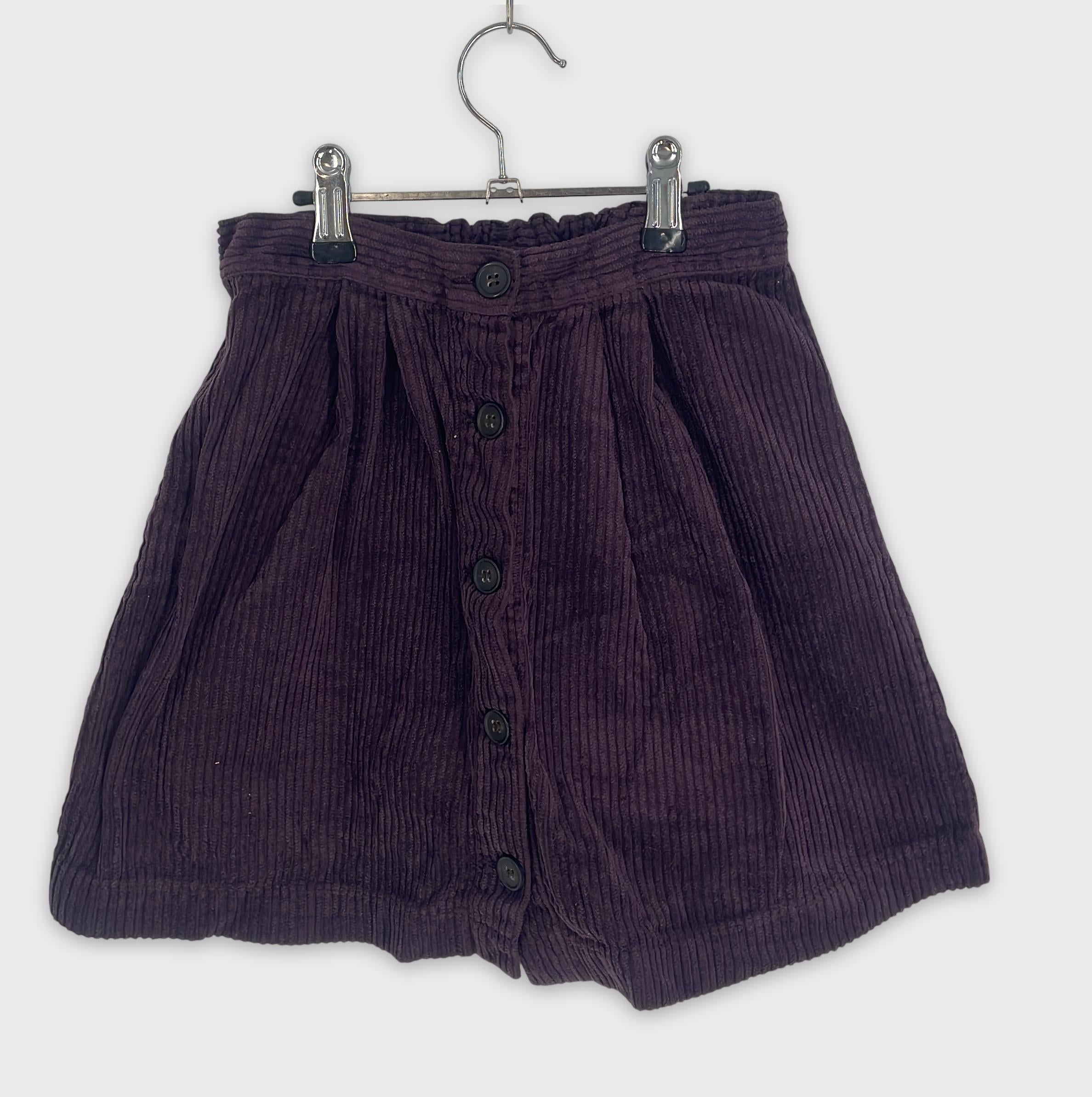 0-BONTON - Jupe courte en velours côtelé - 10 ans