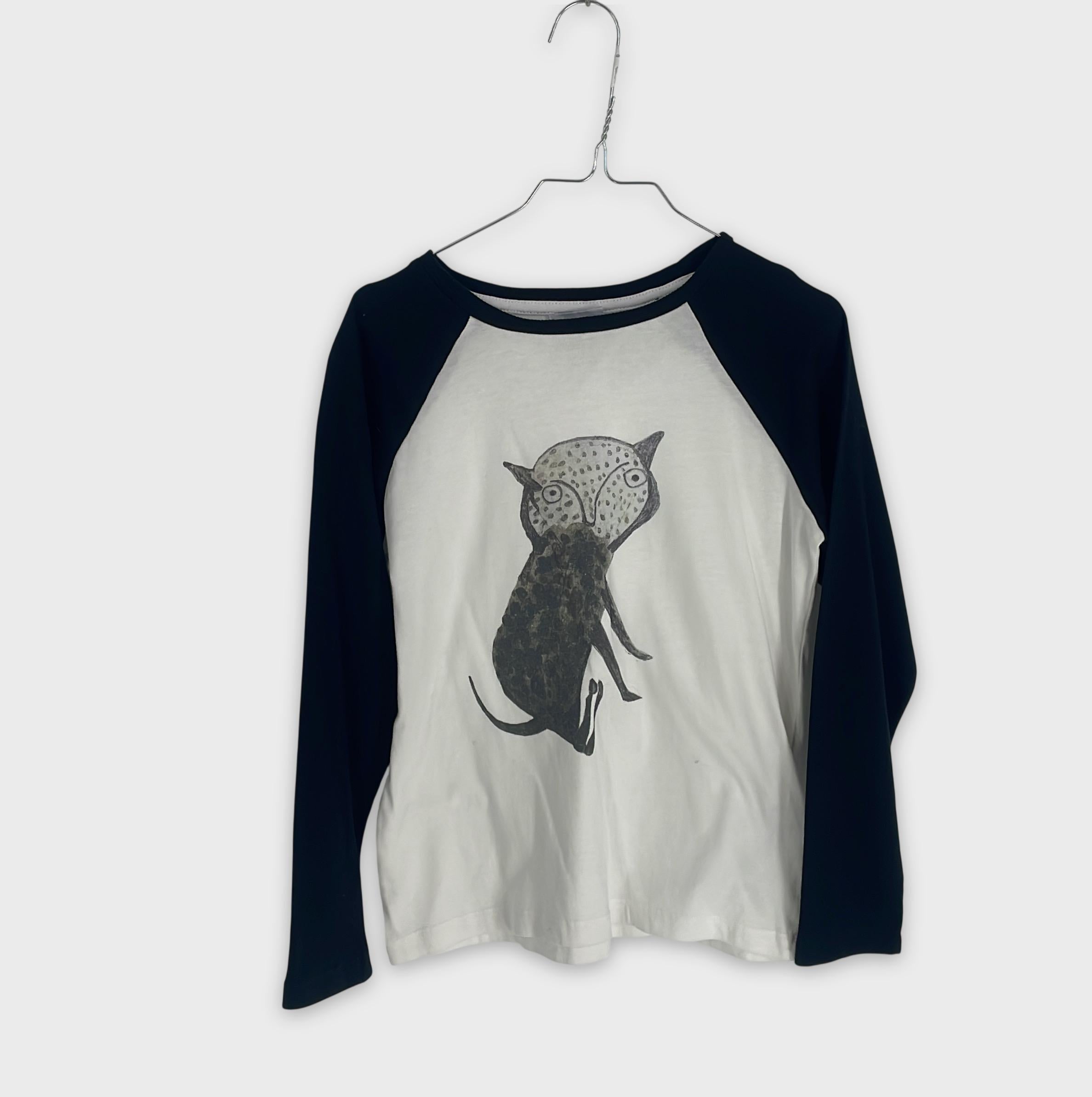 0-WOLF & RITA - T-shirt manches longues raglan - Taille 8 ans