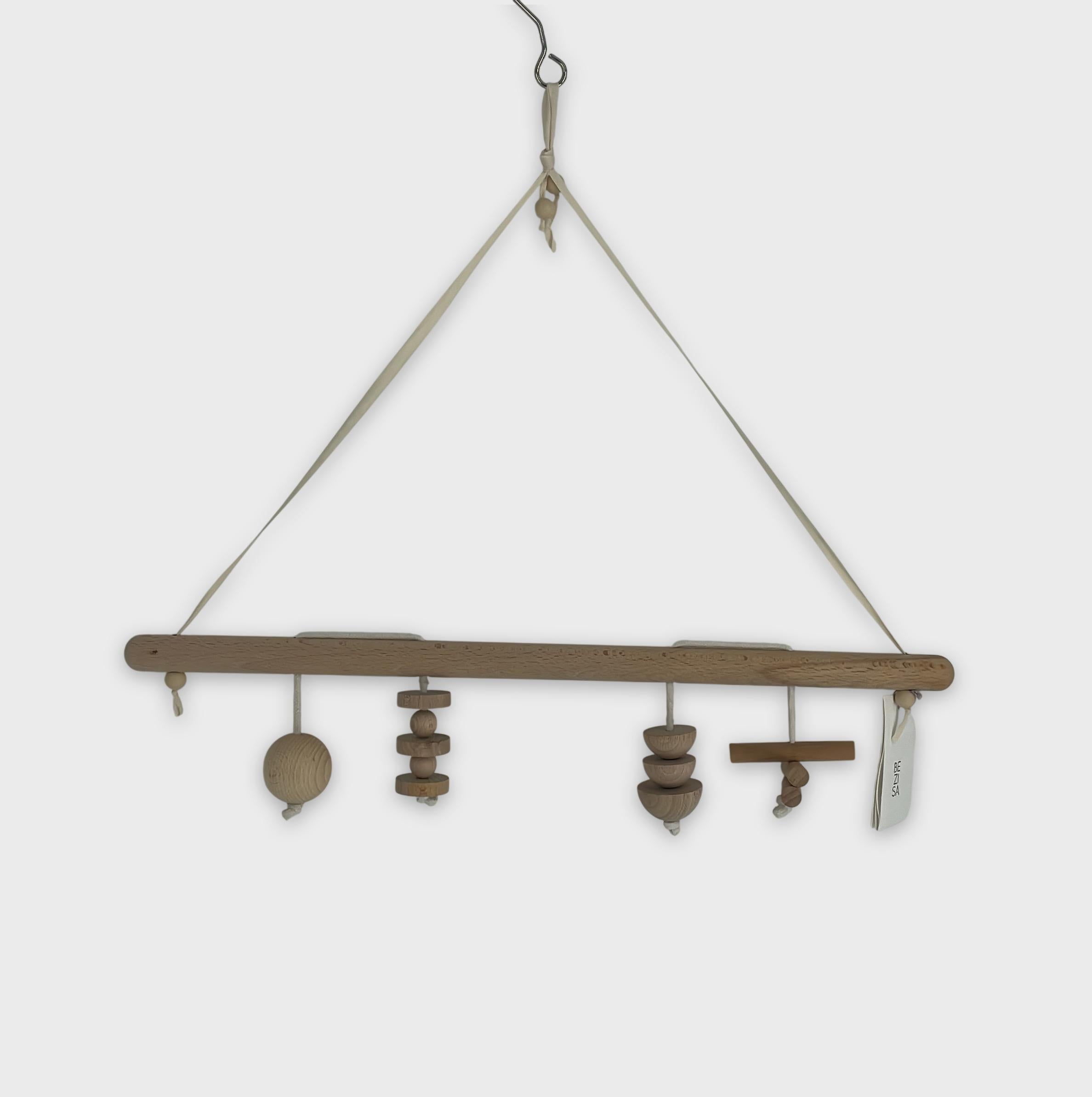 0-Mobile d'activités bébé en bois - Taille unique
