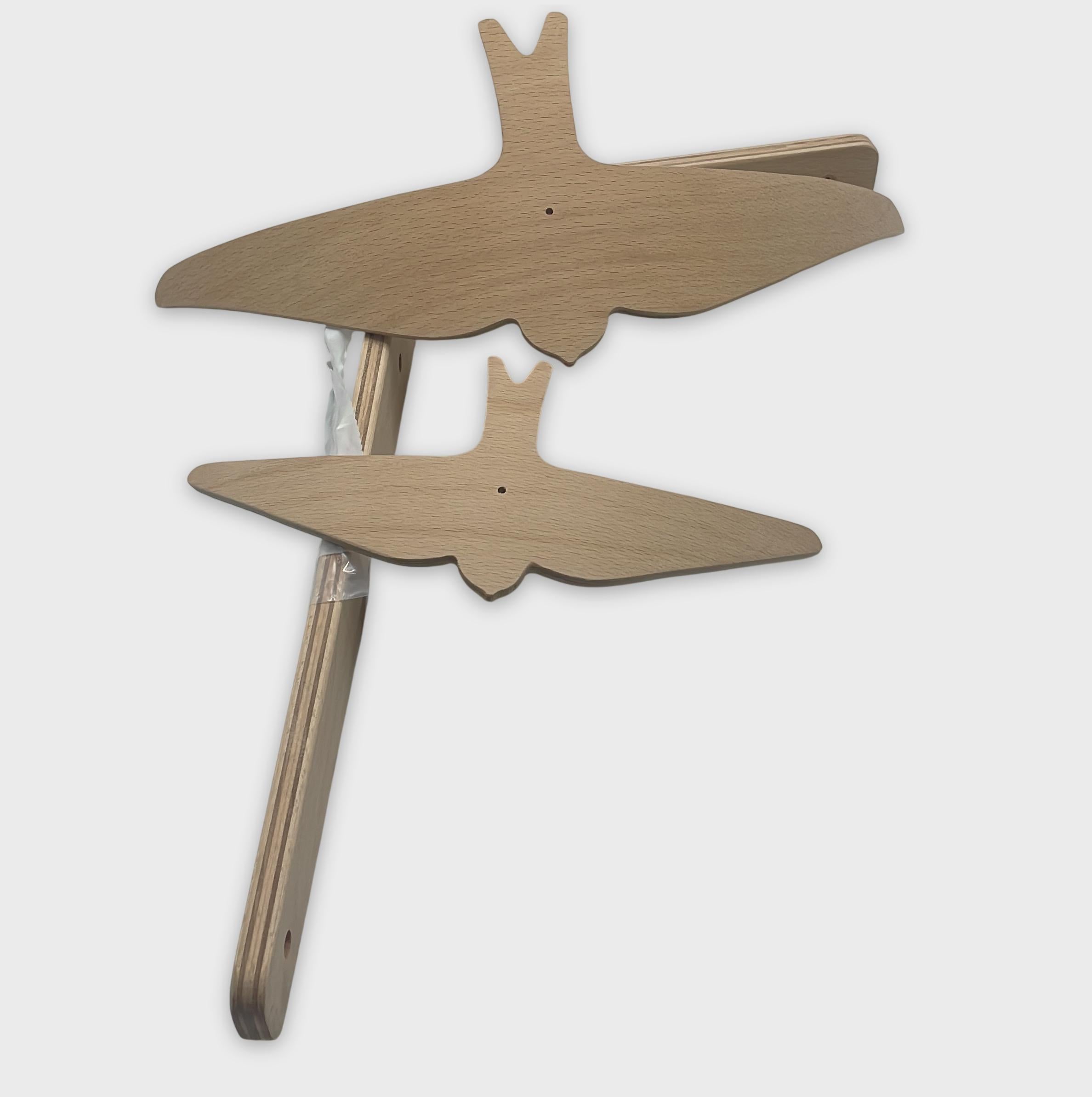 0-Décoration Murale - Hirondelles en bois - Taille Unique